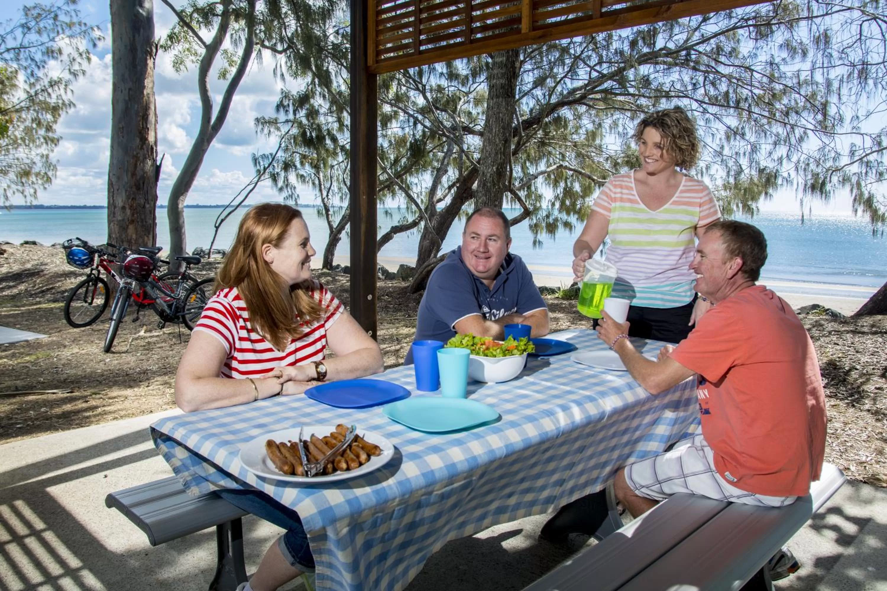 People in The Beach Motel Hervey Bay