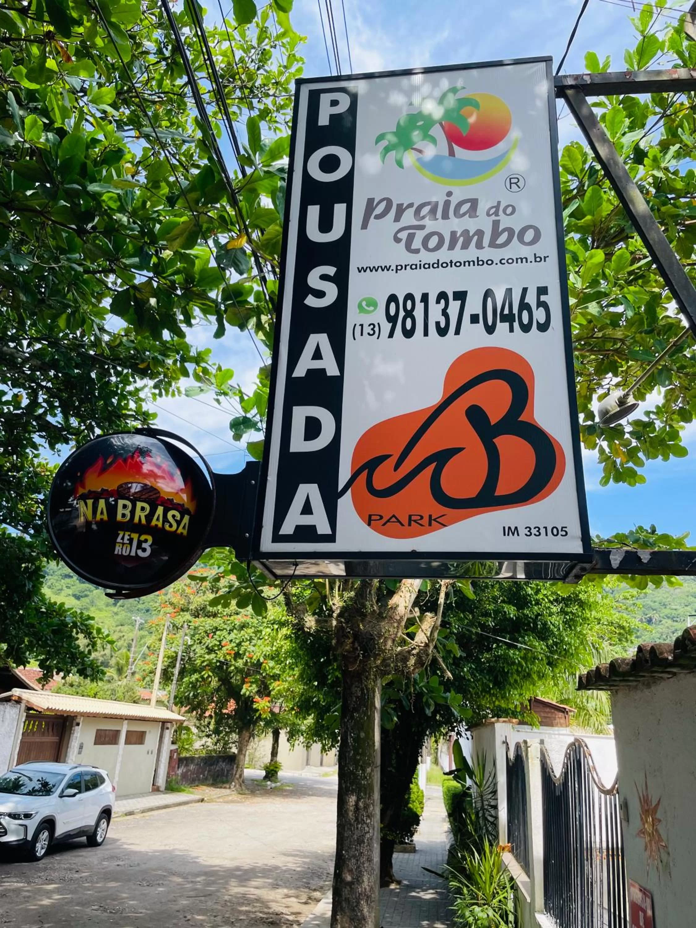 Logo/Certificate/Sign in Pousada Praia do Tombo
