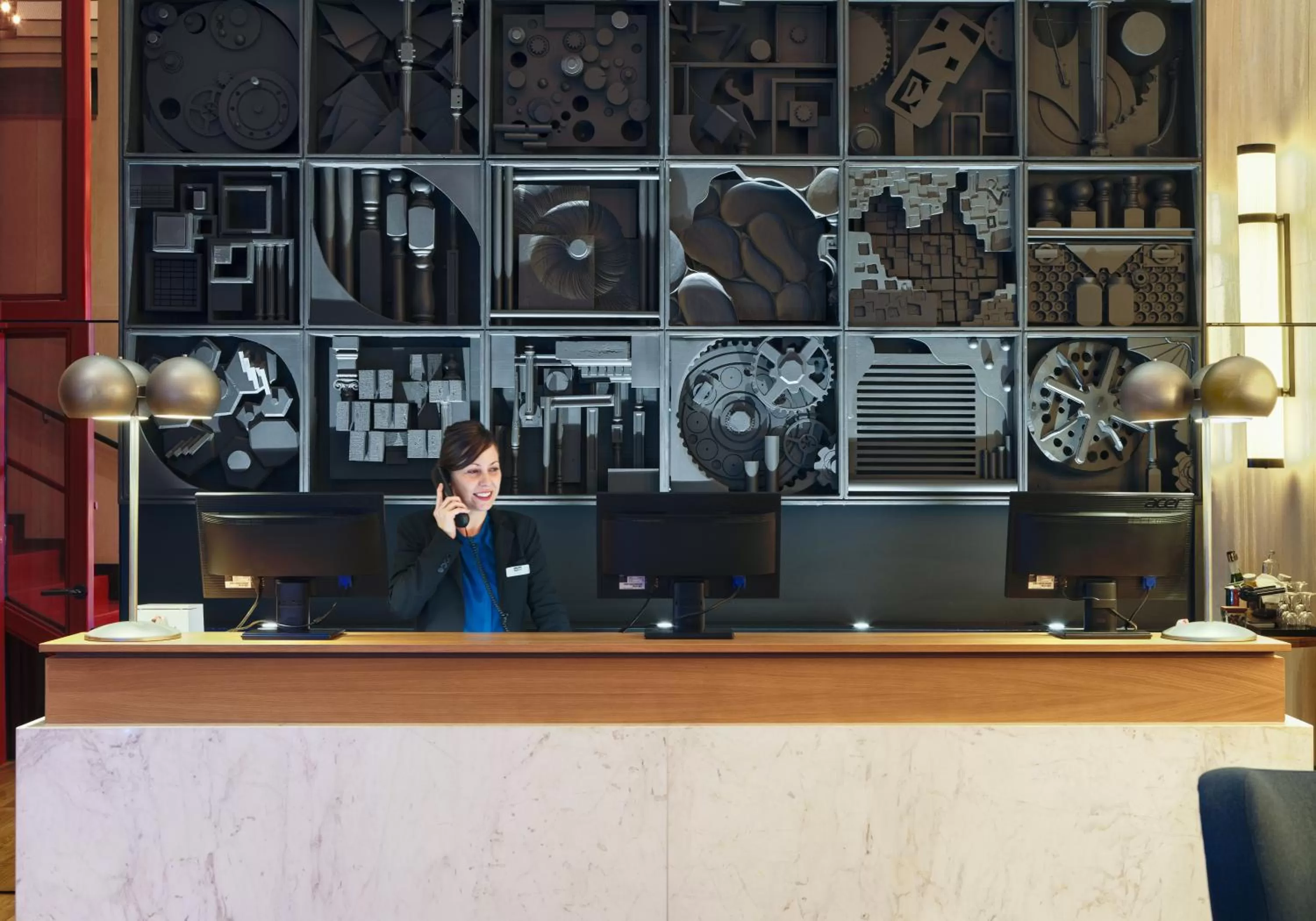 Lobby or reception in H10 Puerta de Alcalá 4 Sup