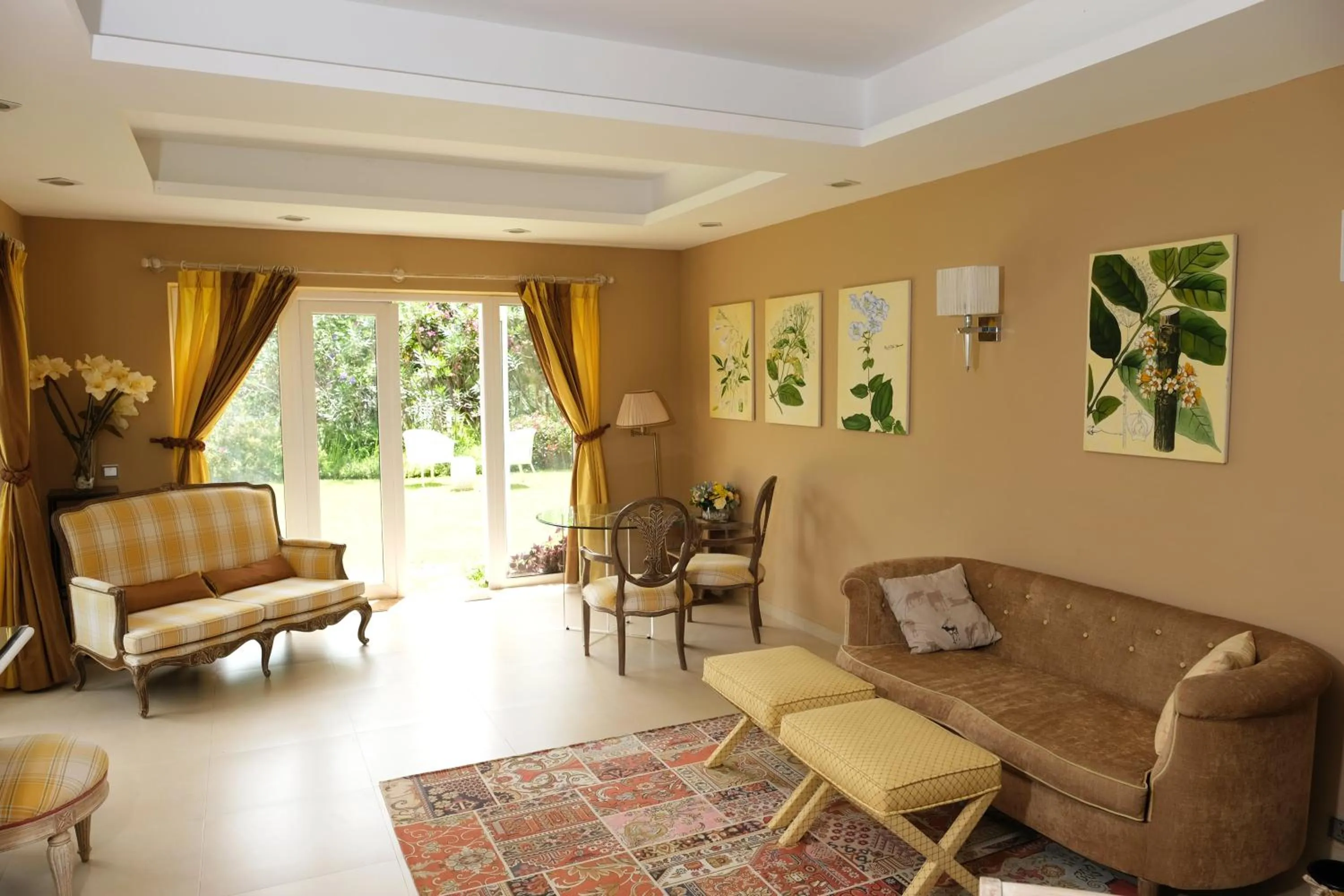 Living room in Binh An Village Resort