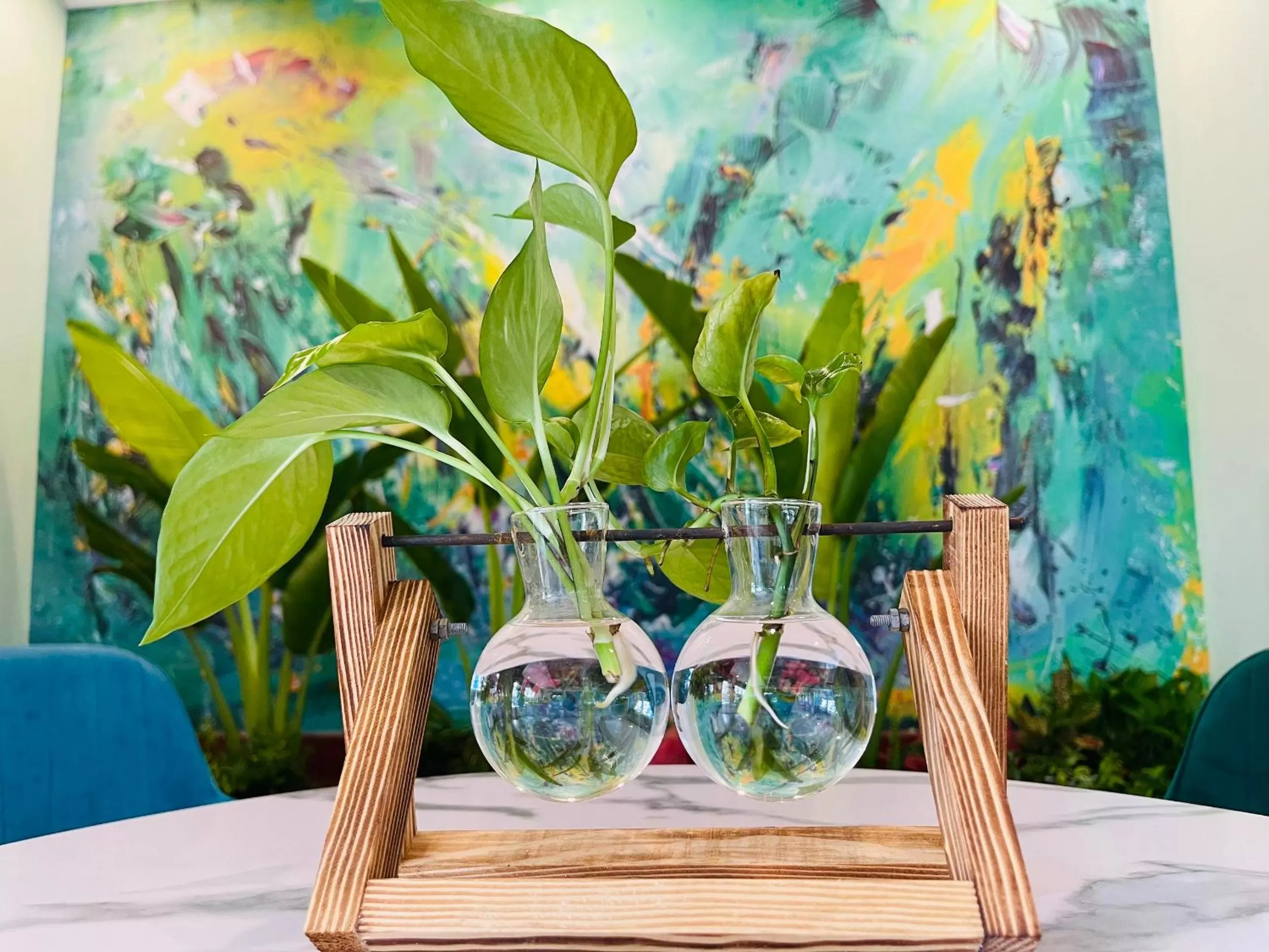 Patio in The Tray Hotel Hai Phong