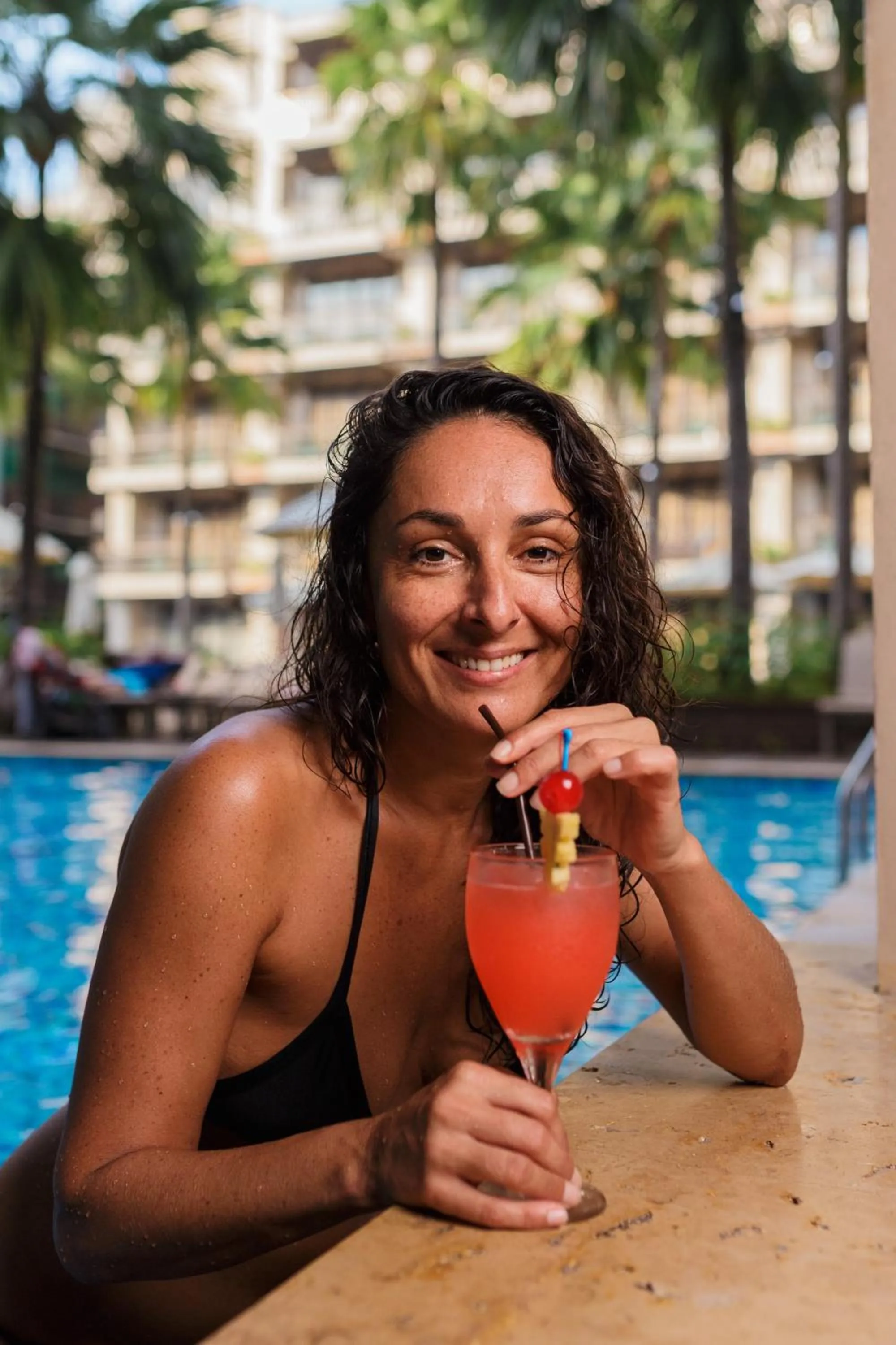 Swimming pool in Baan Laimai Beach Resort & Spa - SHA Extra Plus