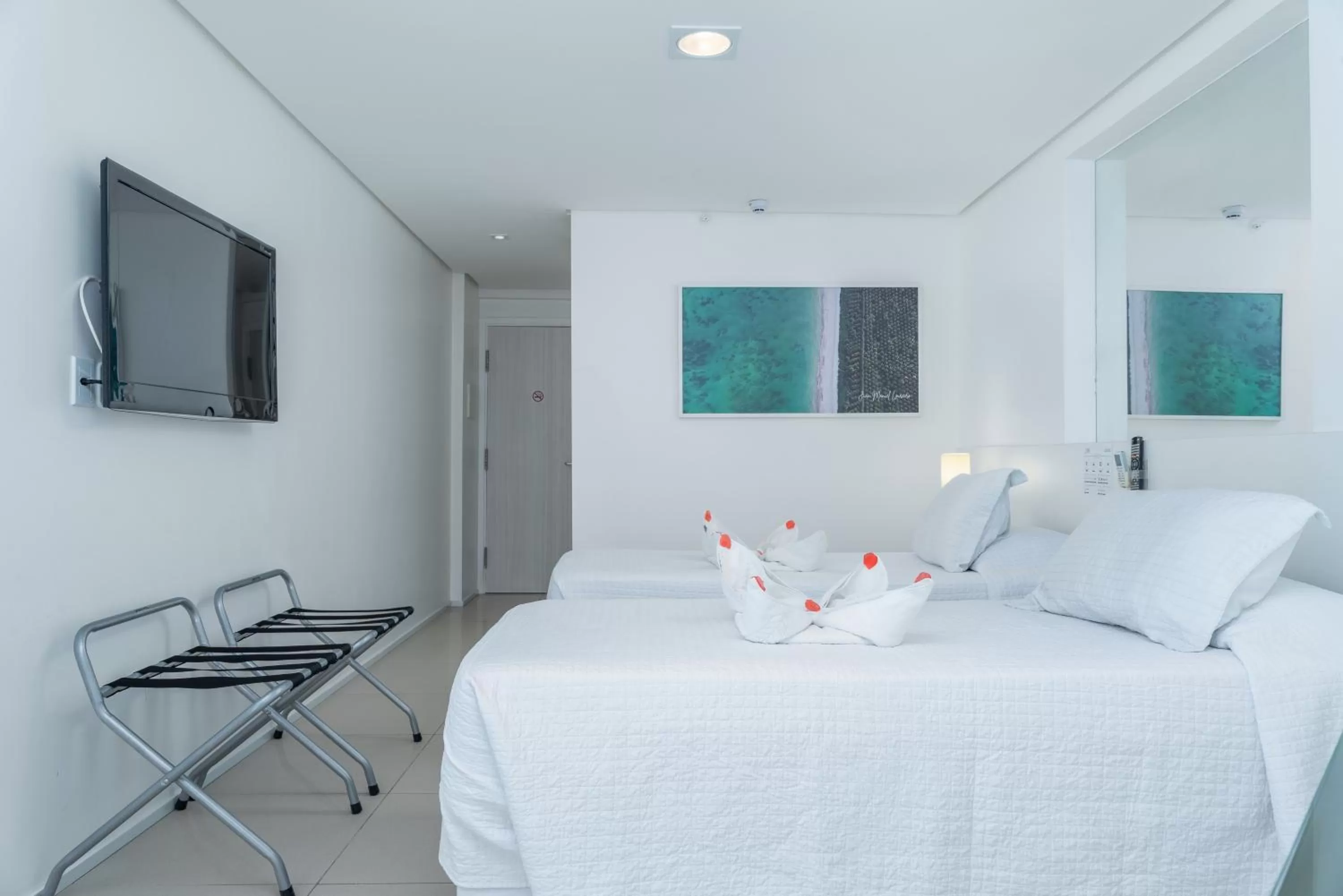 Bed in Hotel Brisa Praia Pajuçara