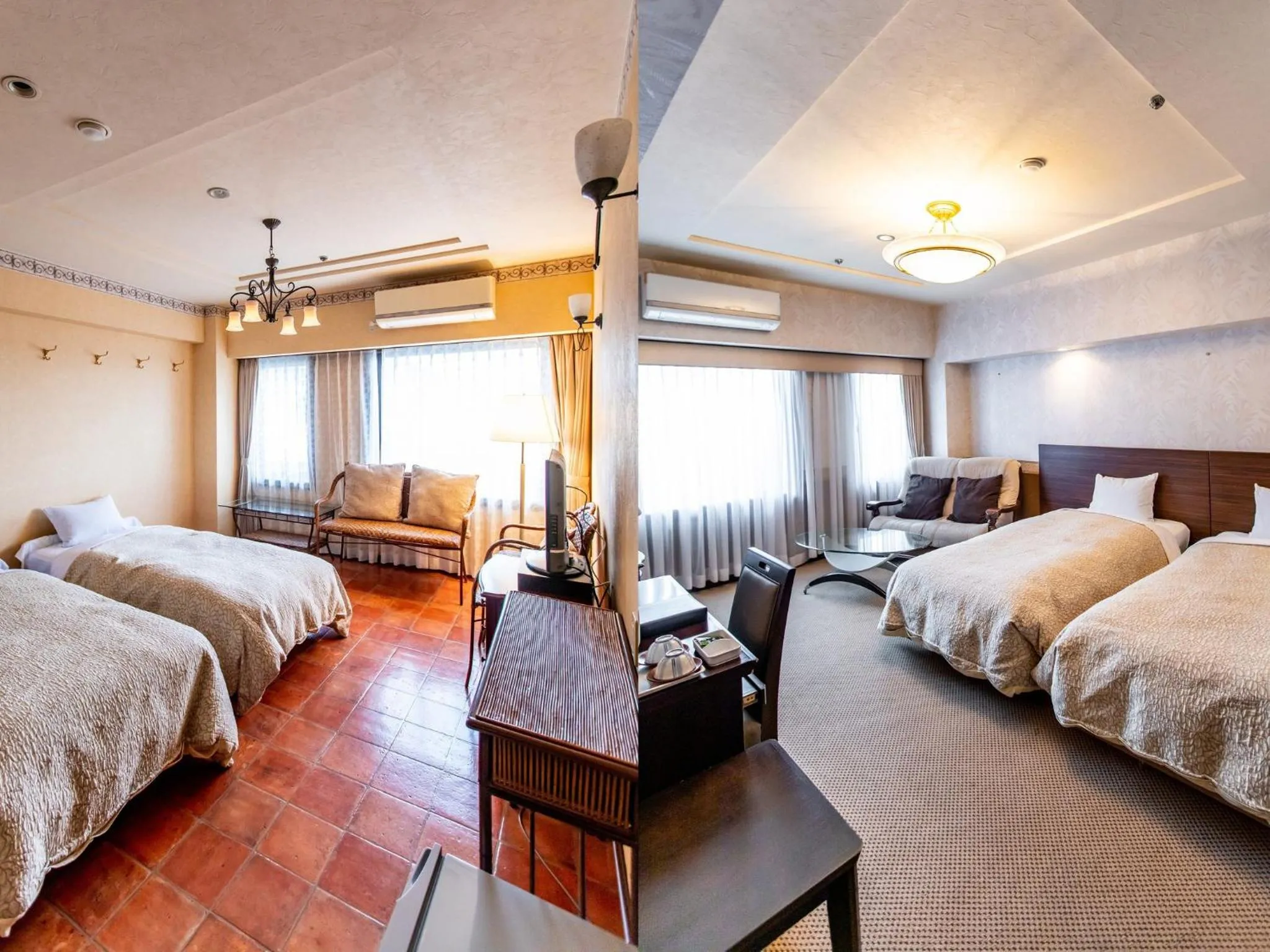 Photo of the whole room, Bed in Kanazawa Kokusai Hotel