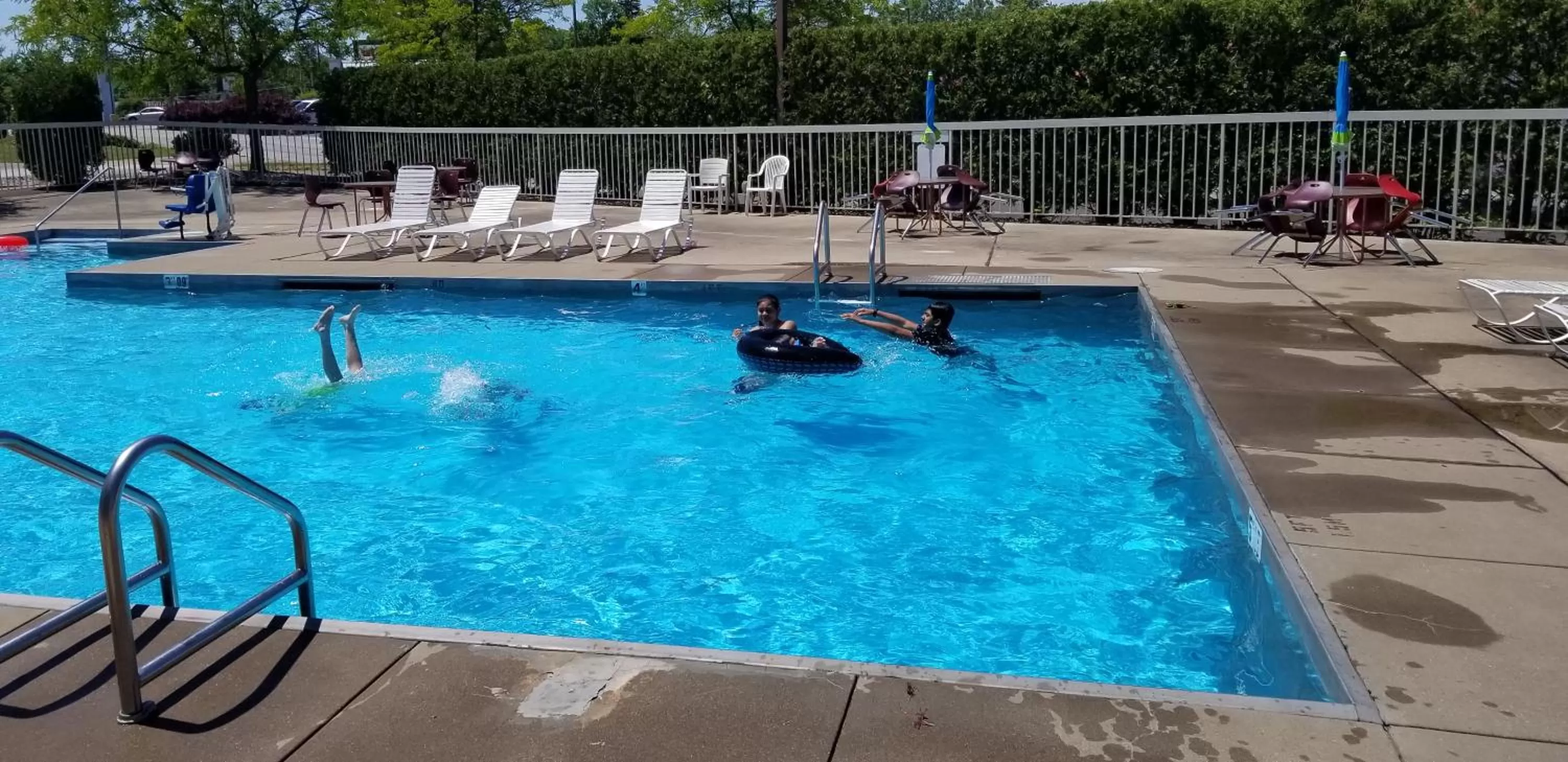 Pool view in Clarion Pointe Near Erie Casino