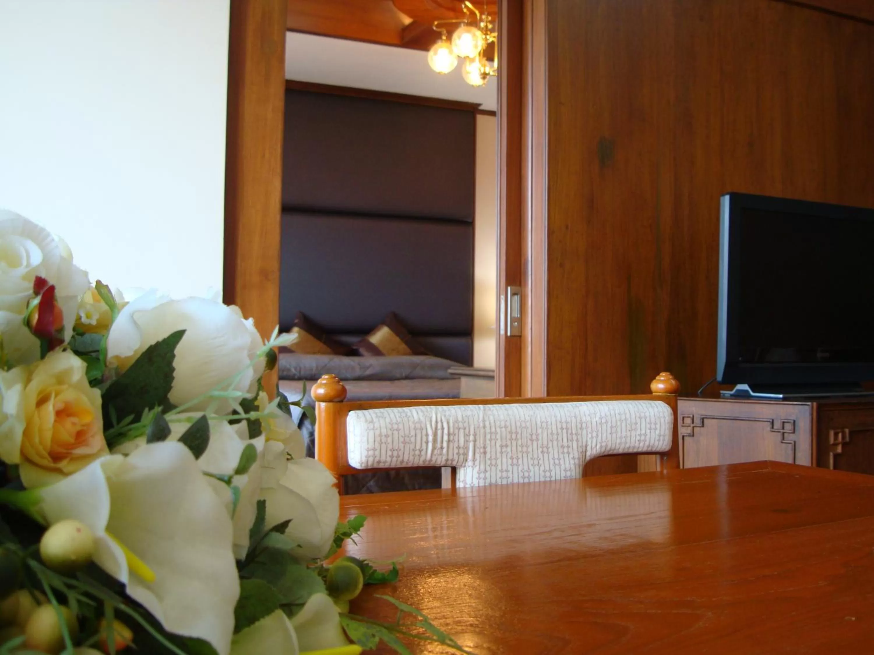 Bed in Chiang Mai Phucome Hotel