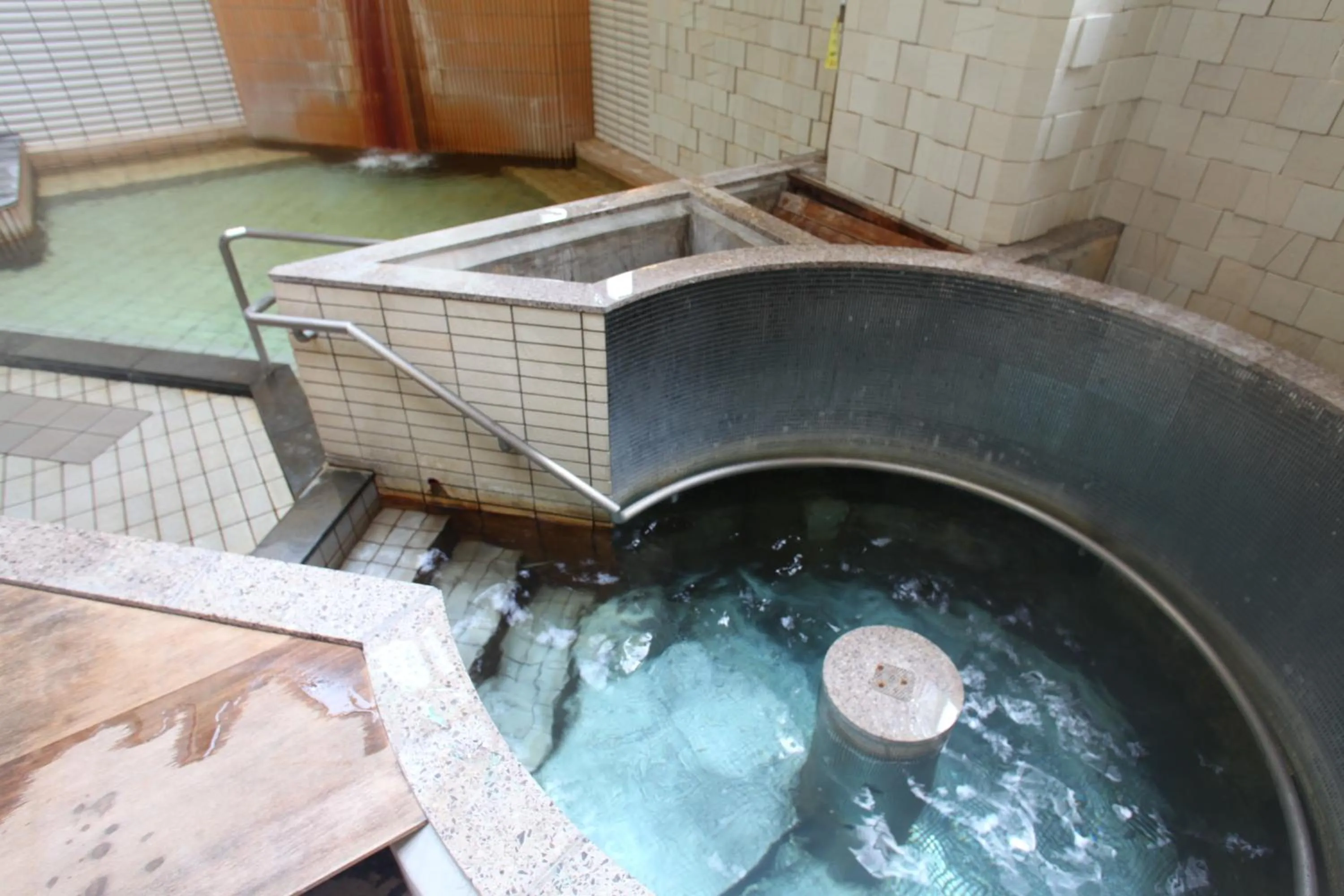 Hot Spring Bath in Hotel Yudanaka