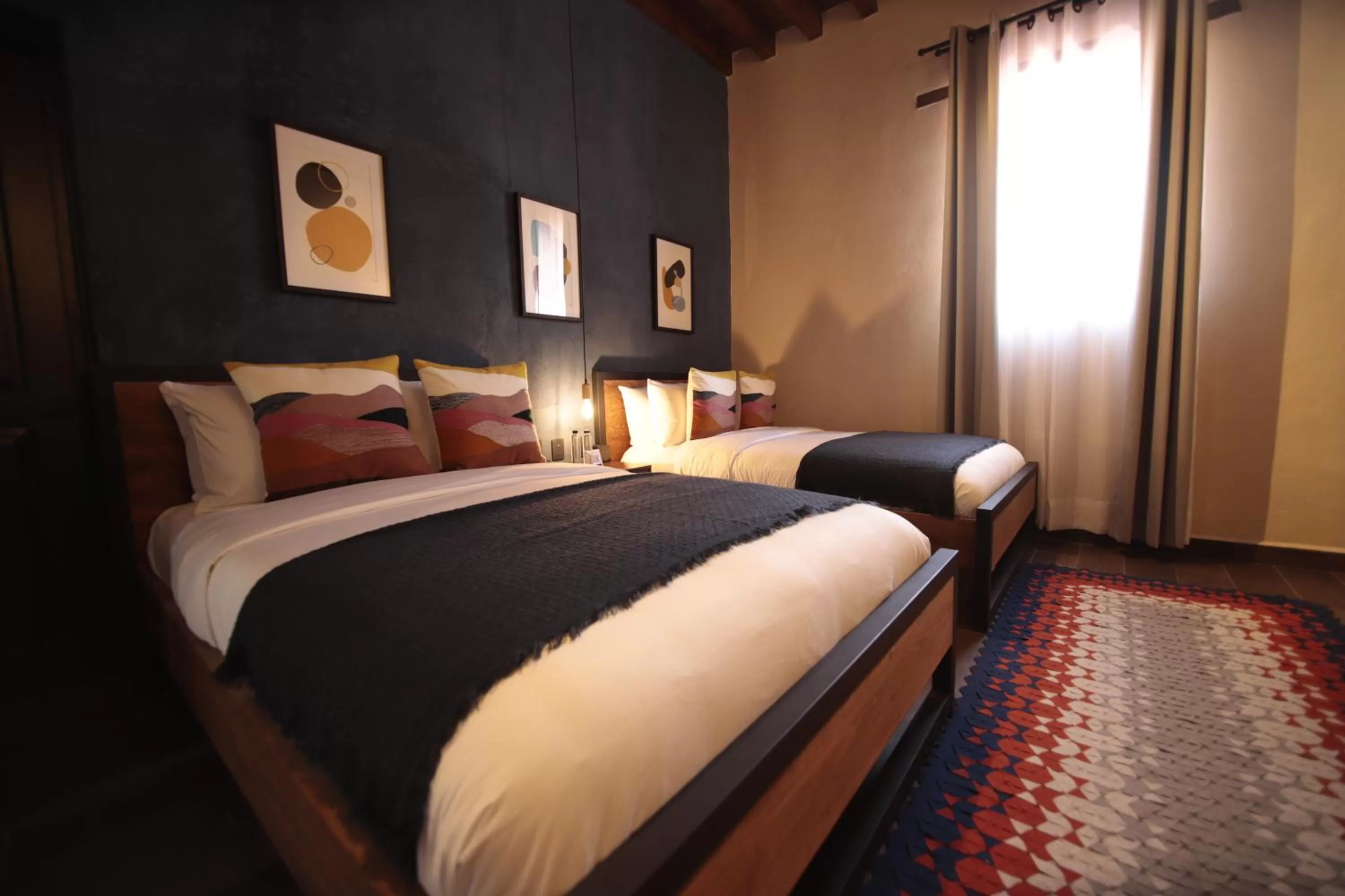 Bed in Antigua Trece Hotel Fusión & SPA