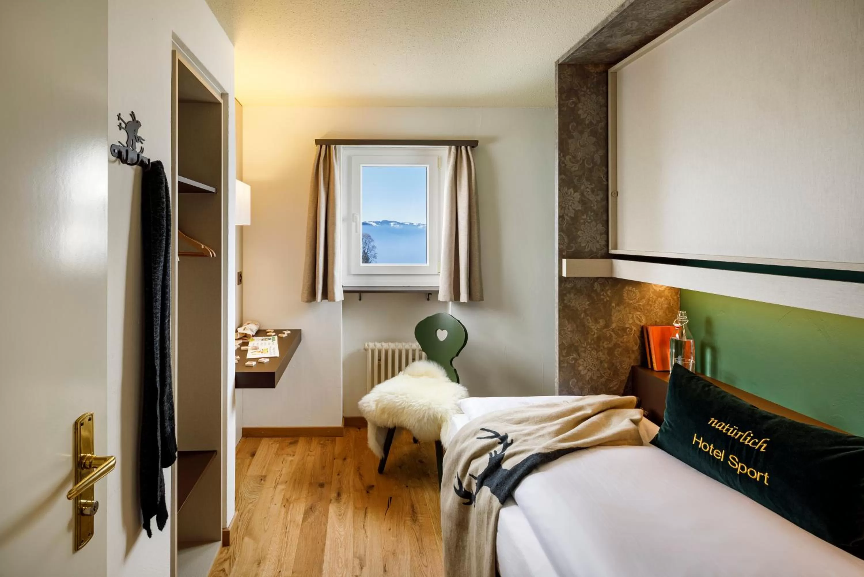 Bed in Hotel Sport Klosters