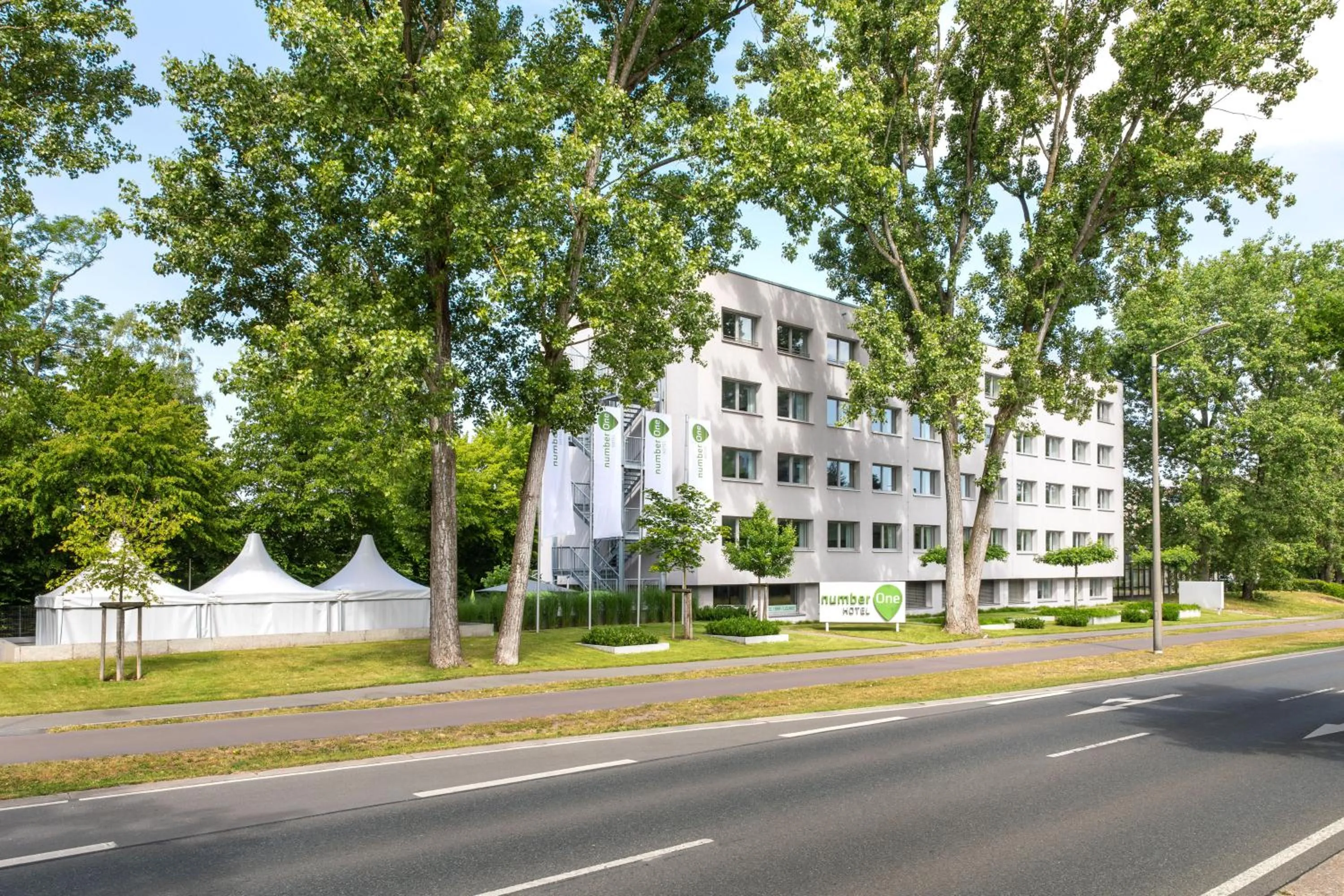 Property building in numberOne Hotel