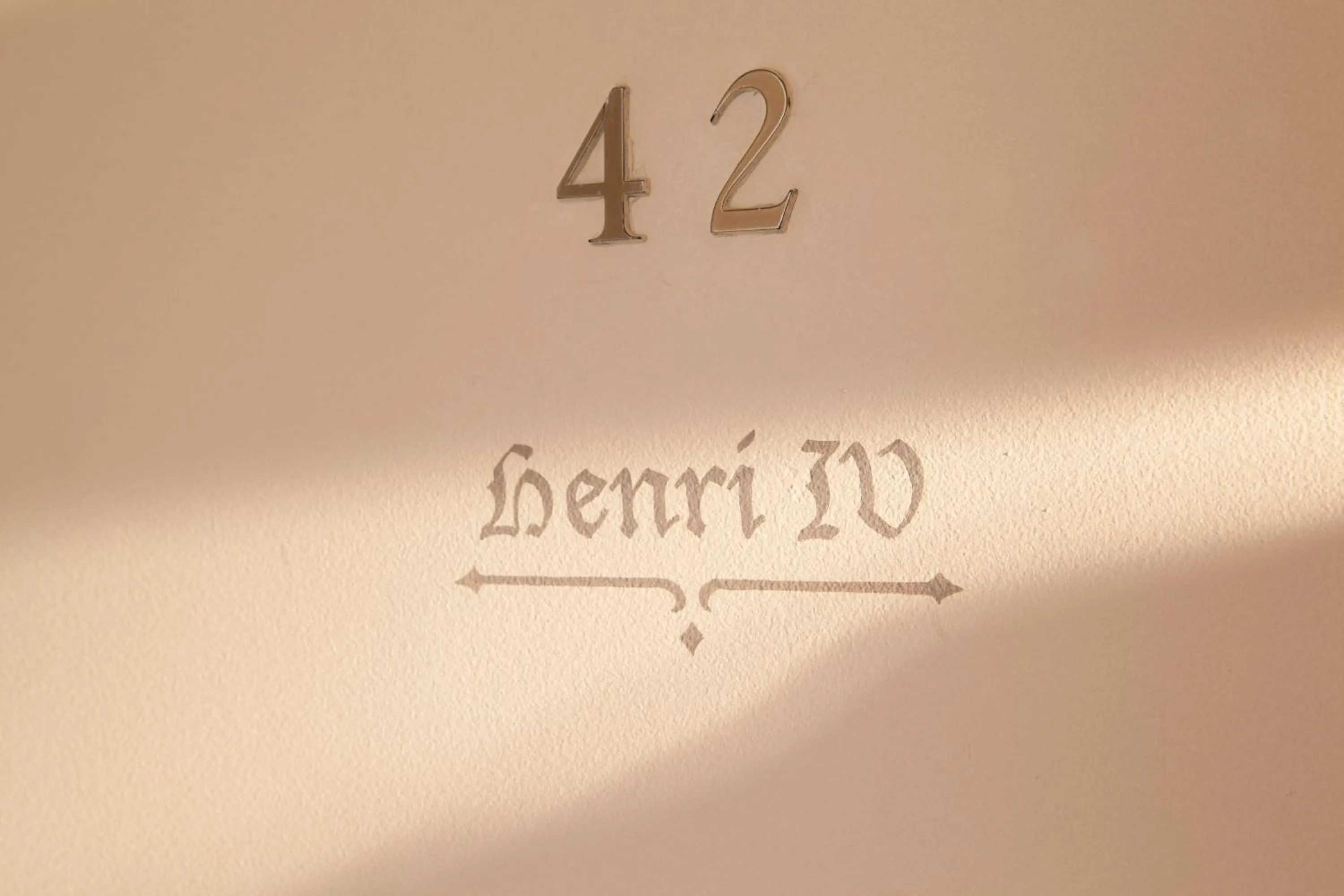 Decorative detail in Hotel Residence Henri IV