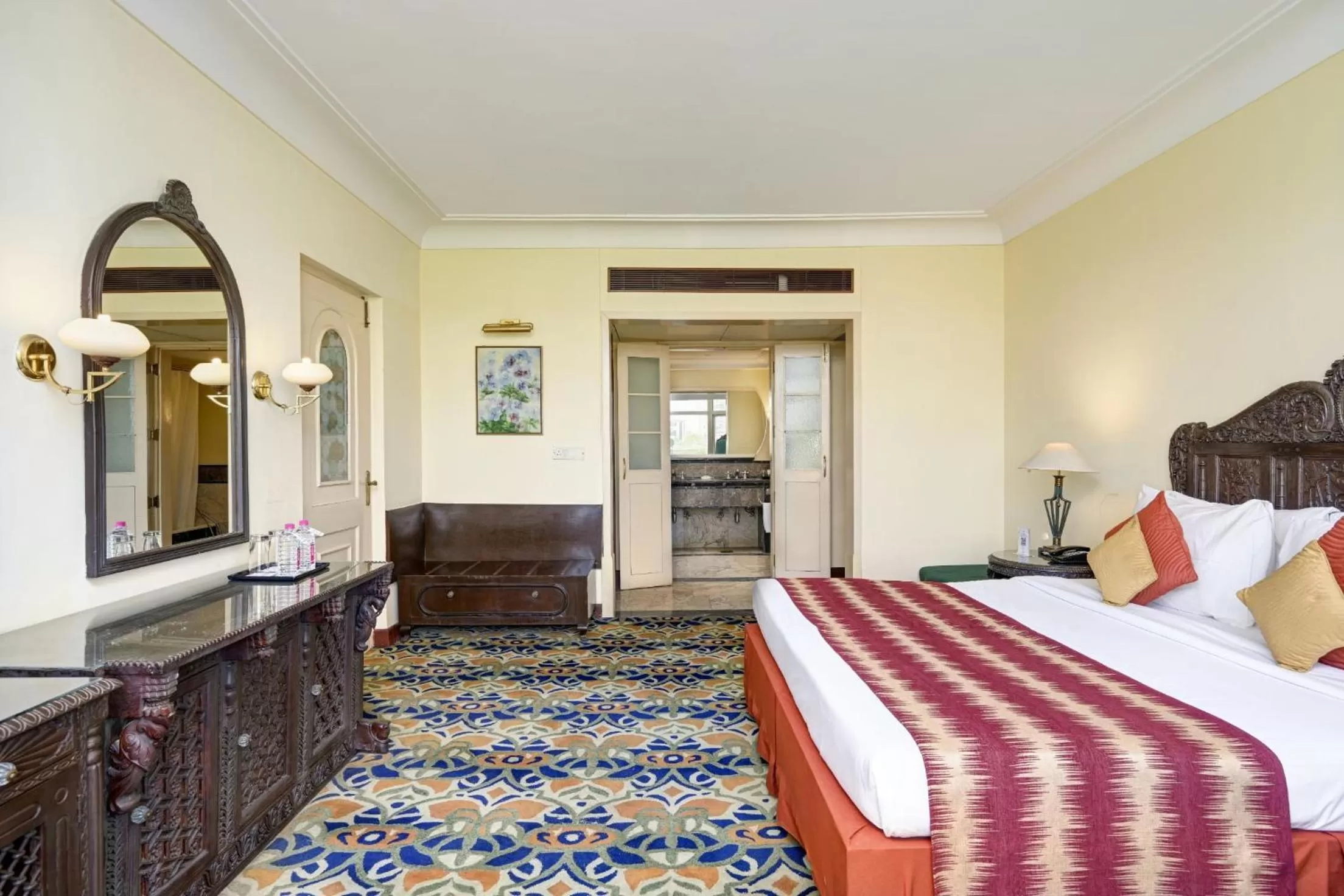 Bed in The Cama - A Sabarmati Riverfront Hotel