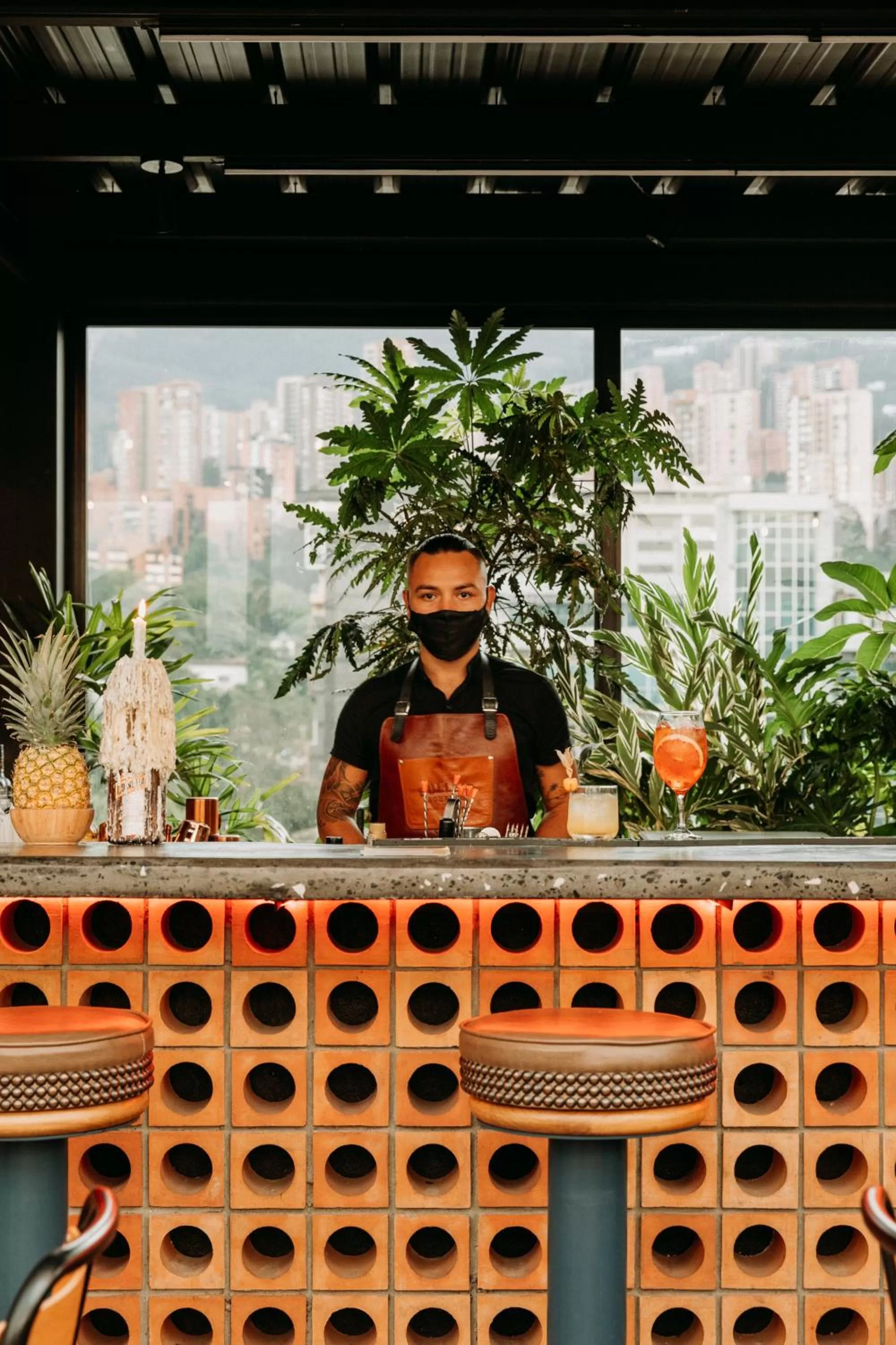 Staff in The Somos Beats Hotel & Rooftop