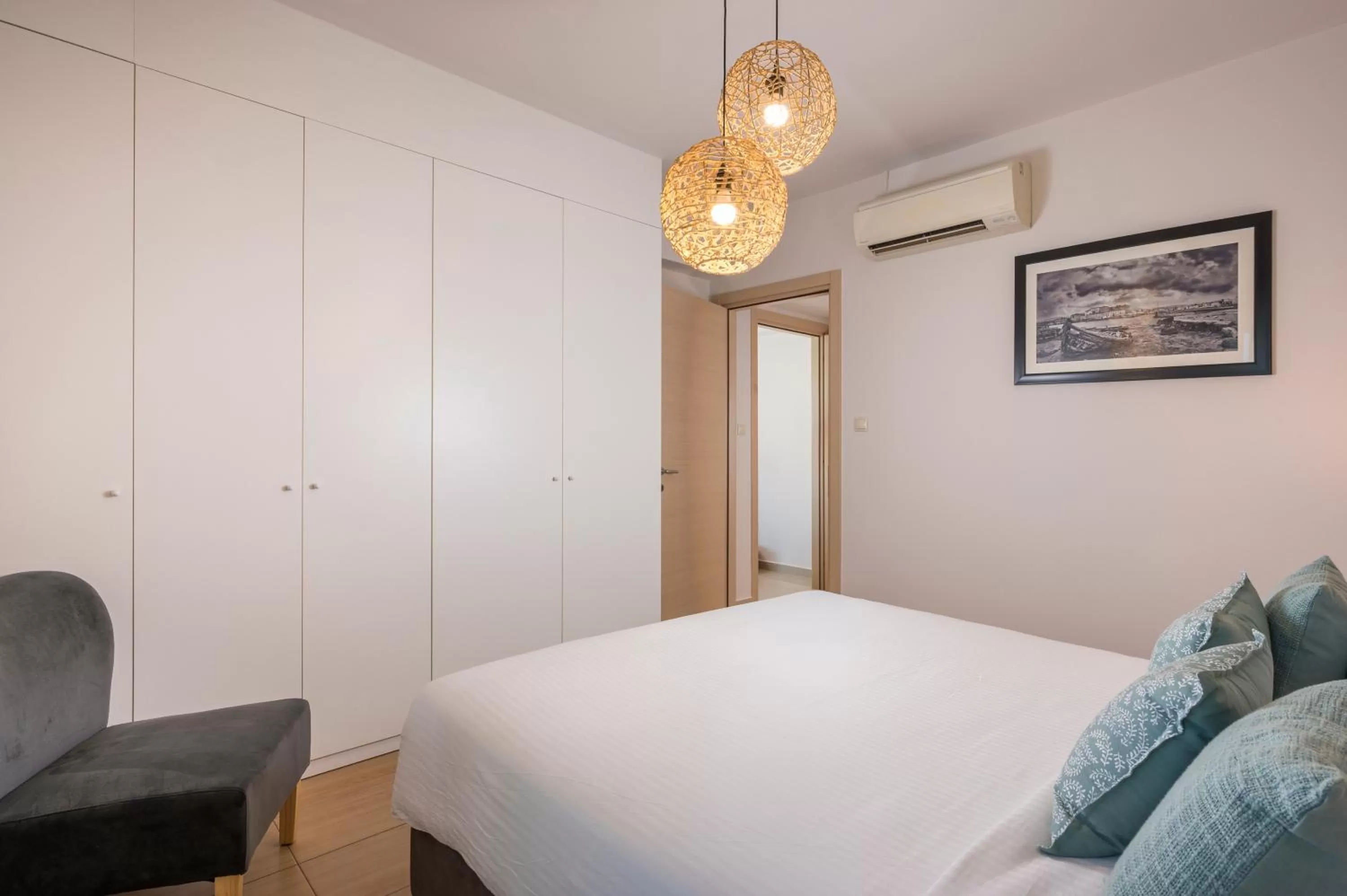 Bedroom, Bed in Trianon Luxury Apartments & Suites