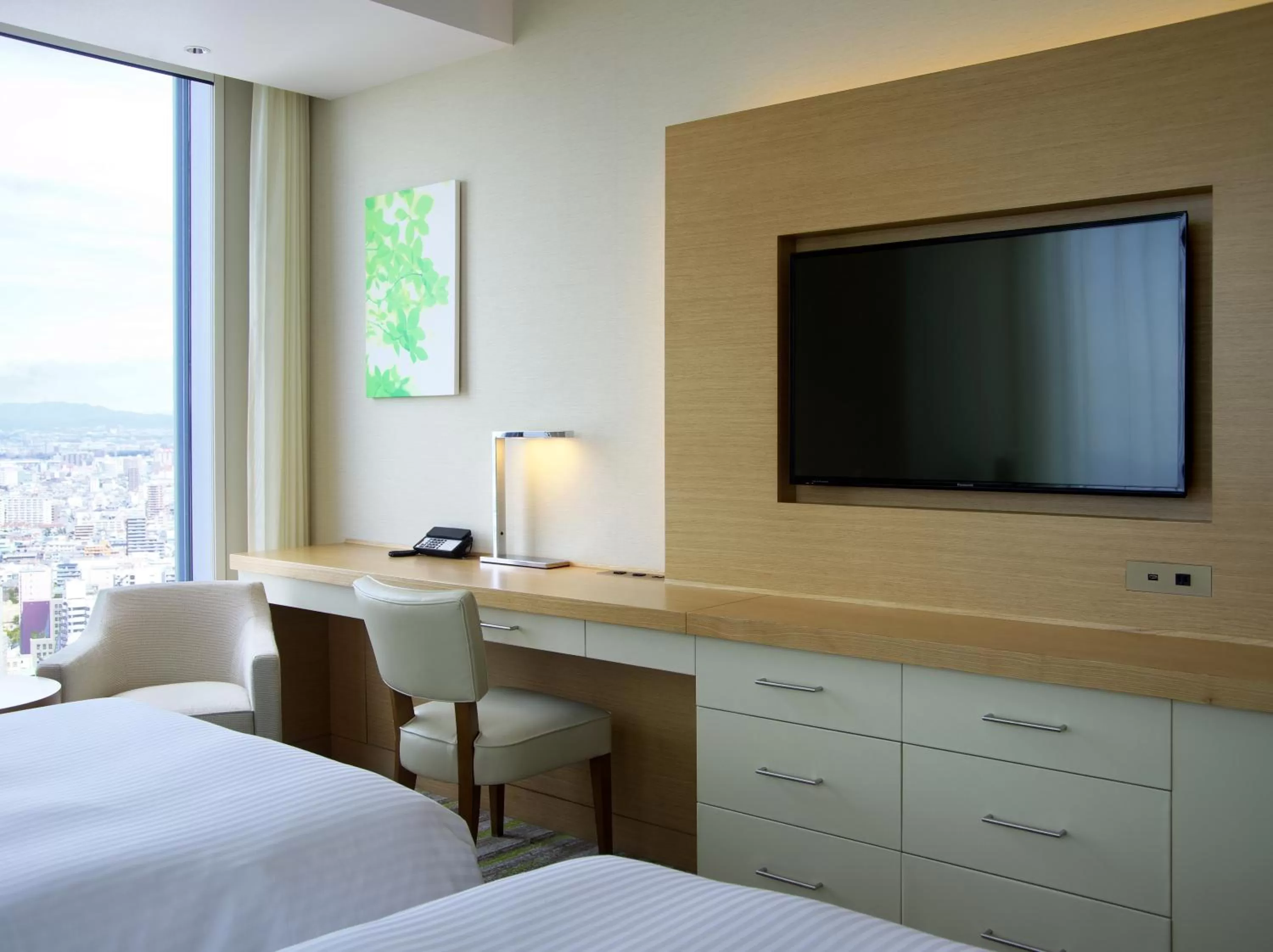 Photo of the whole room, Bed in Nagoya JR Gate Tower Hotel