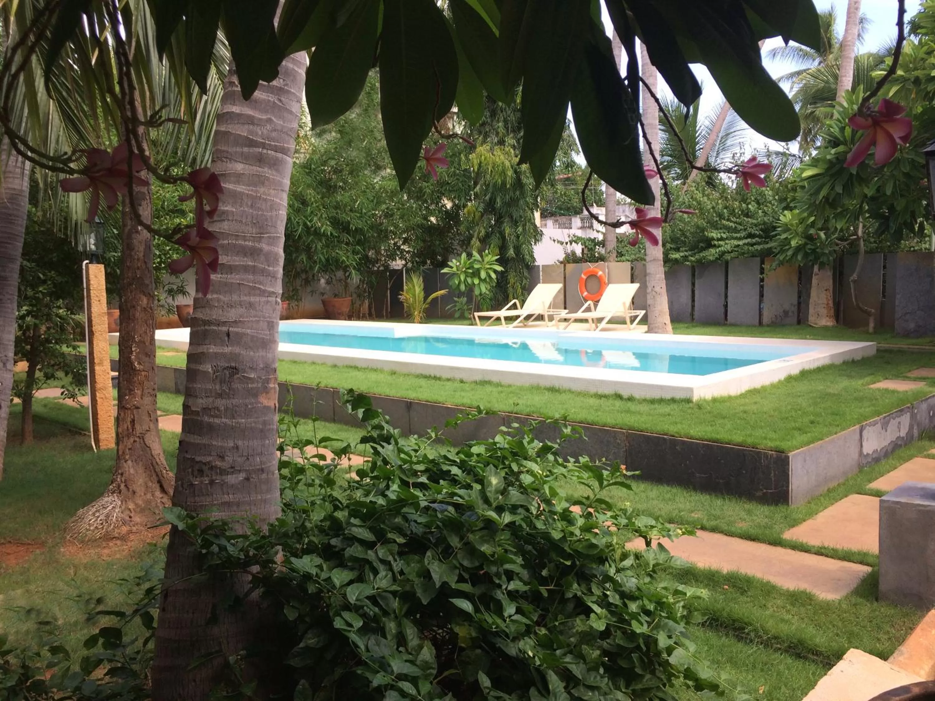 Garden, Swimming Pool in Saratha Vilas Chettinad