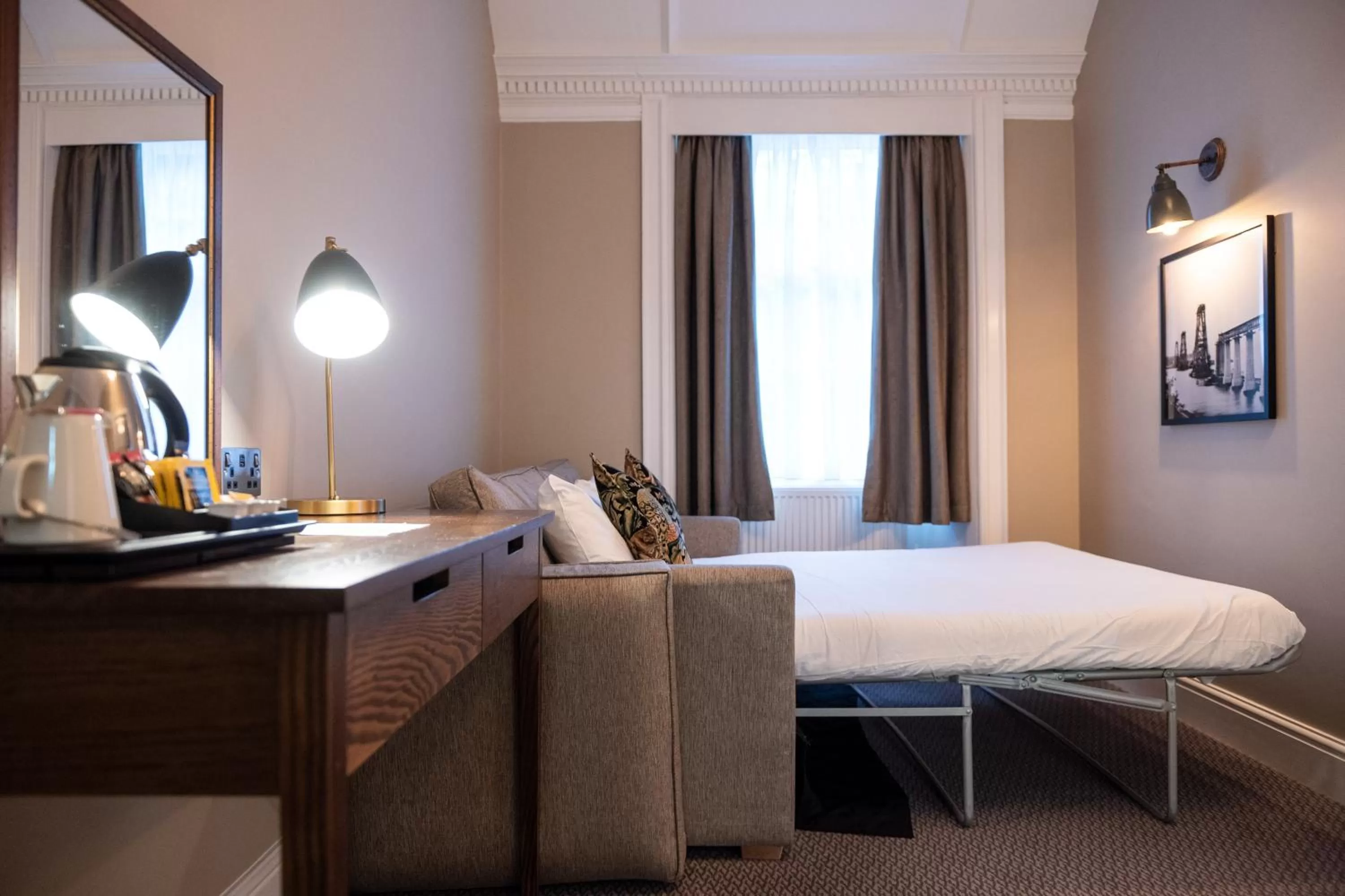 Bed in The Hawes Inn by Innkeeper's Collection