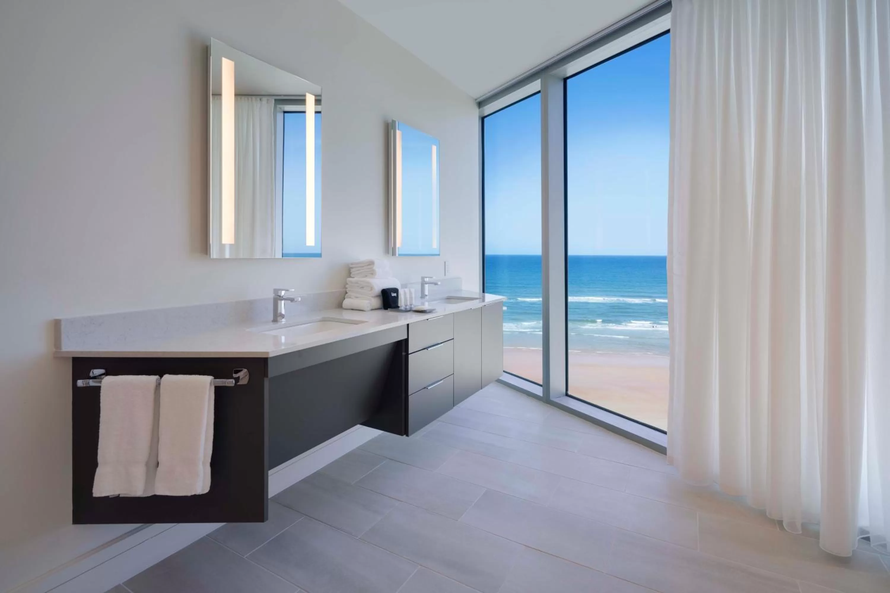 Bathroom, Bed in Max Beach Resort