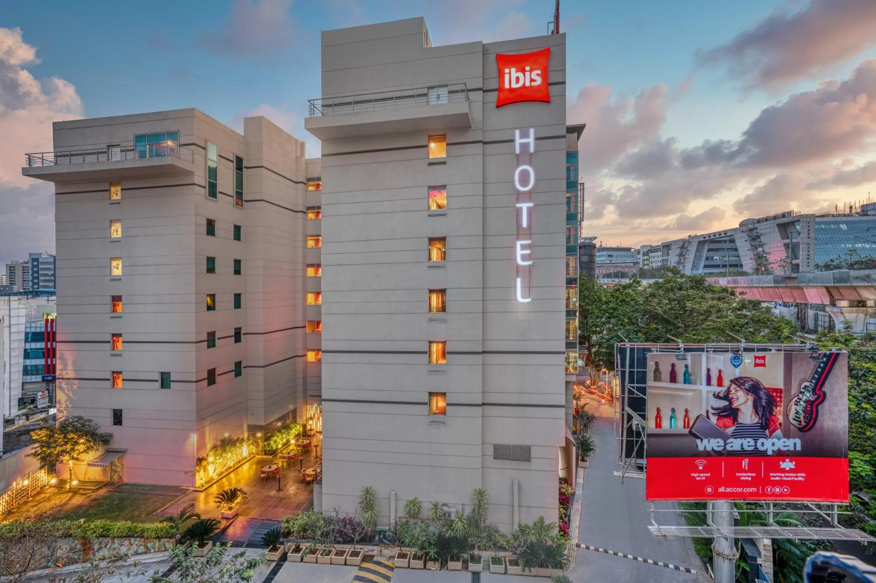 Facade/entrance in ibis Hyderabad Hitec City - An Accor Brand
