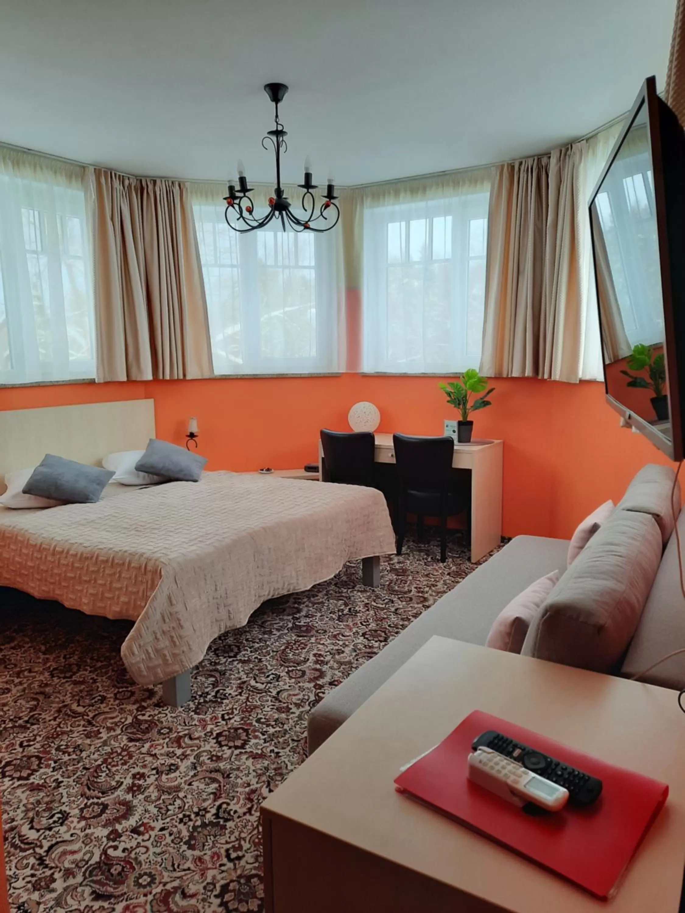 Bedroom, Bed in Hotel Pils with Self-Check in