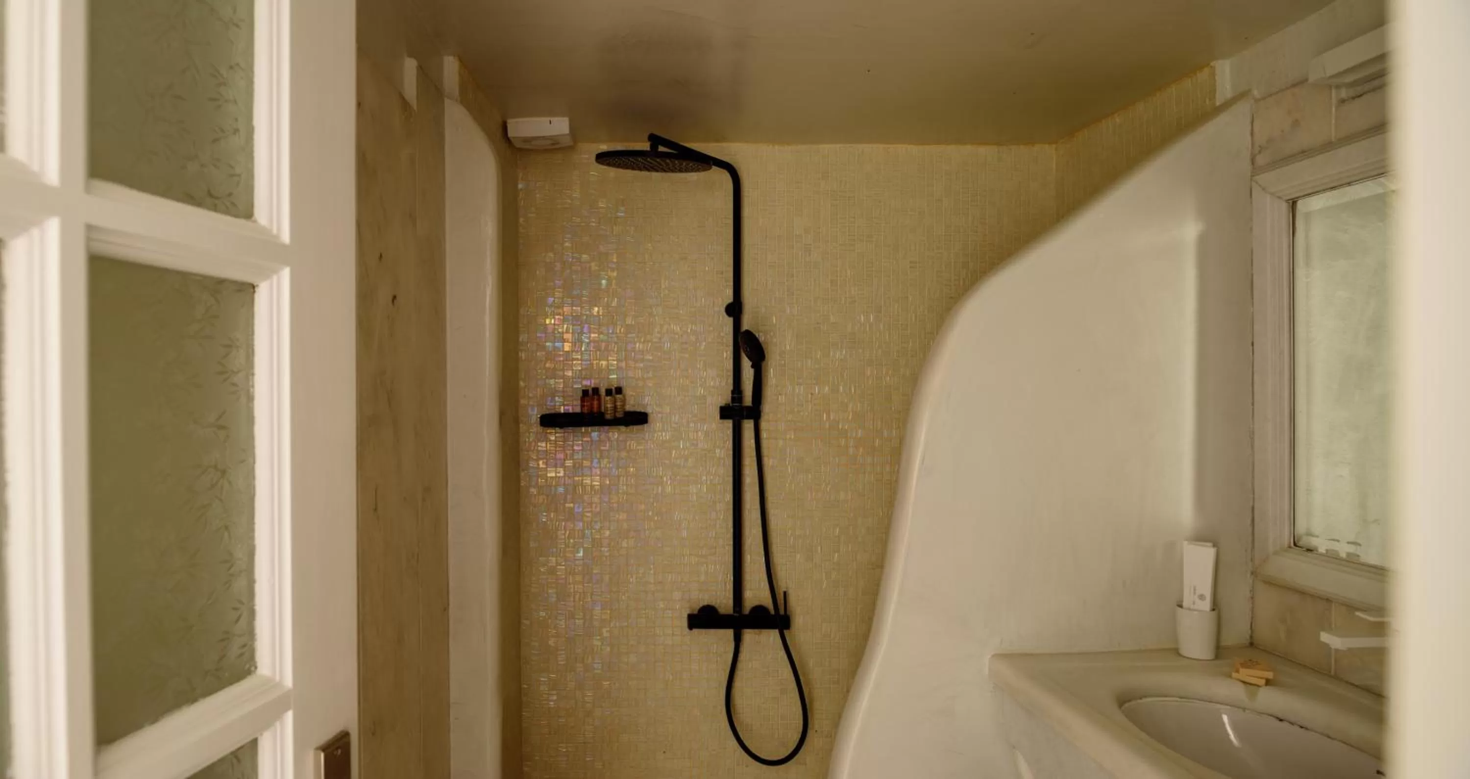 Shower in Nefeles Luxury Suites