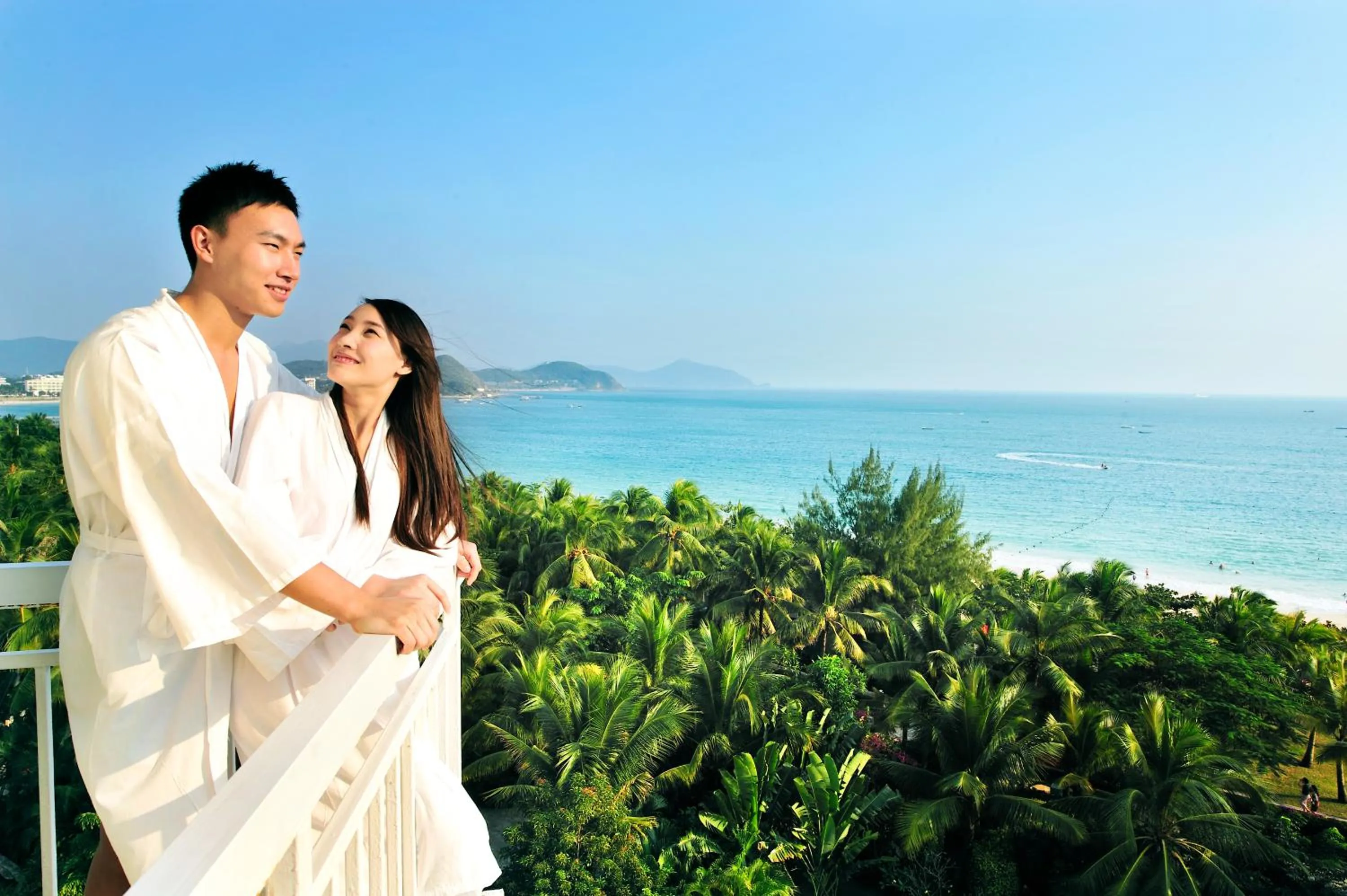 Balcony/Terrace in Sunshine Resort Intime Sanya