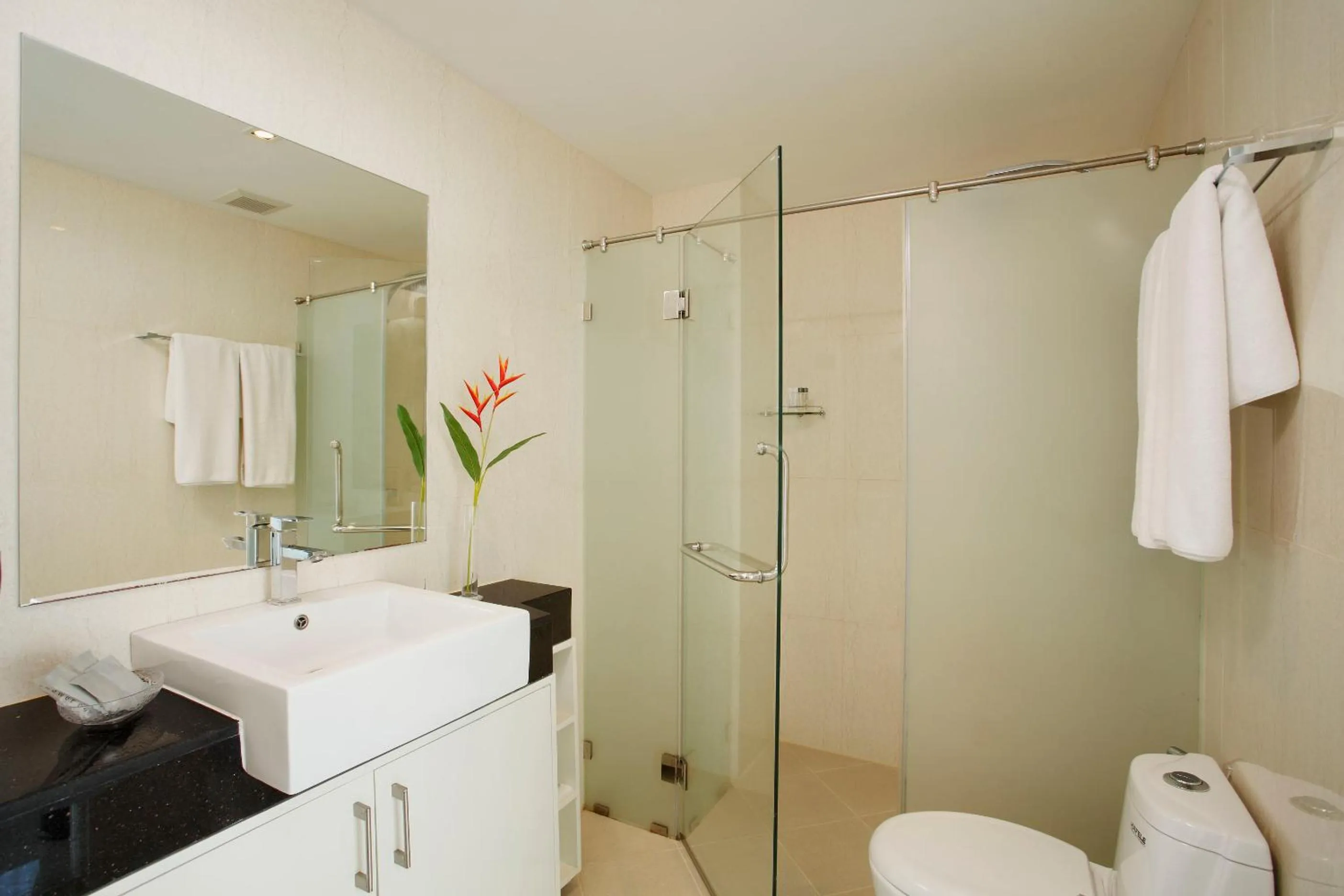 Bed in Grand Sunset Hotel Phuket