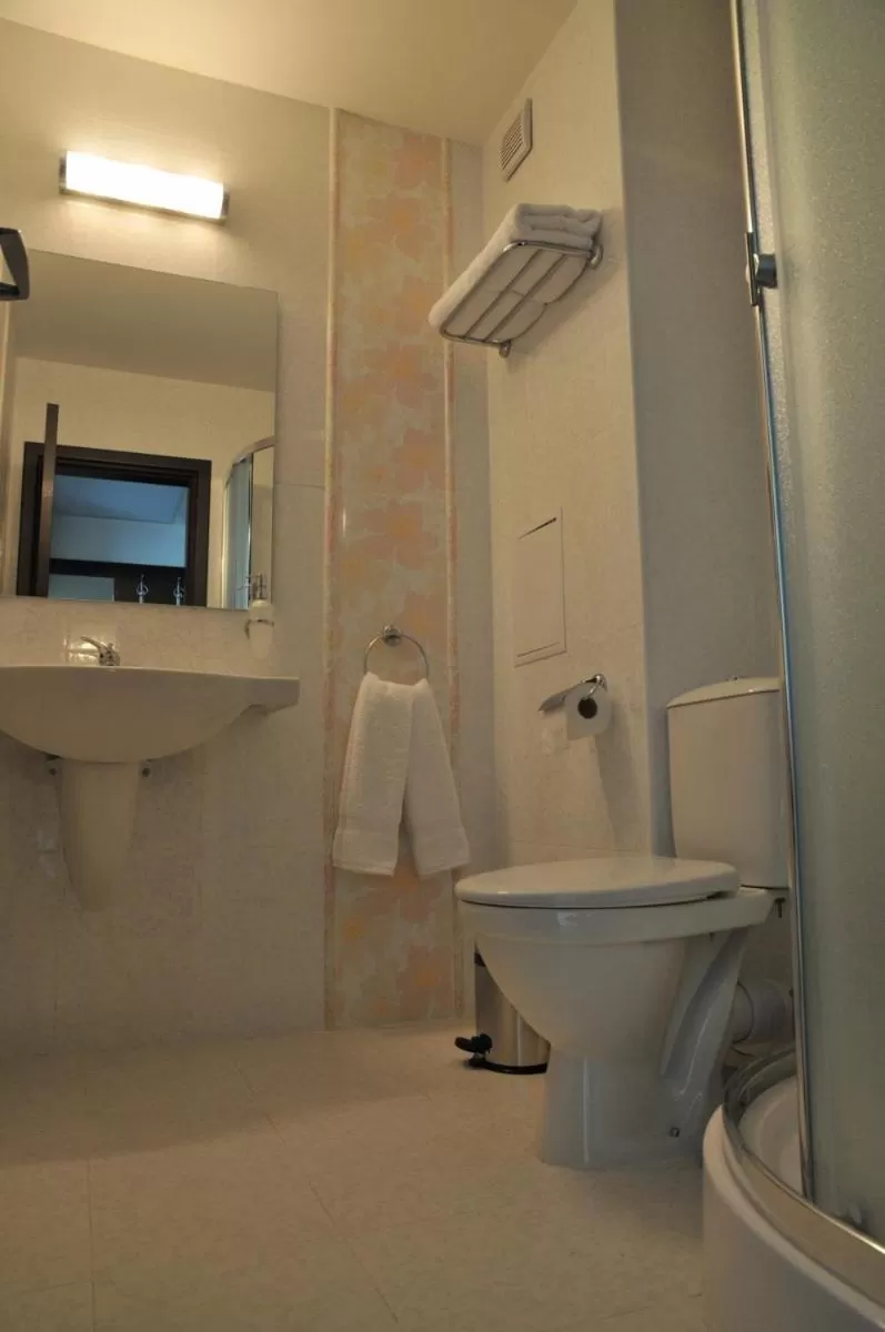 Bathroom in Hotel Burgas Free University