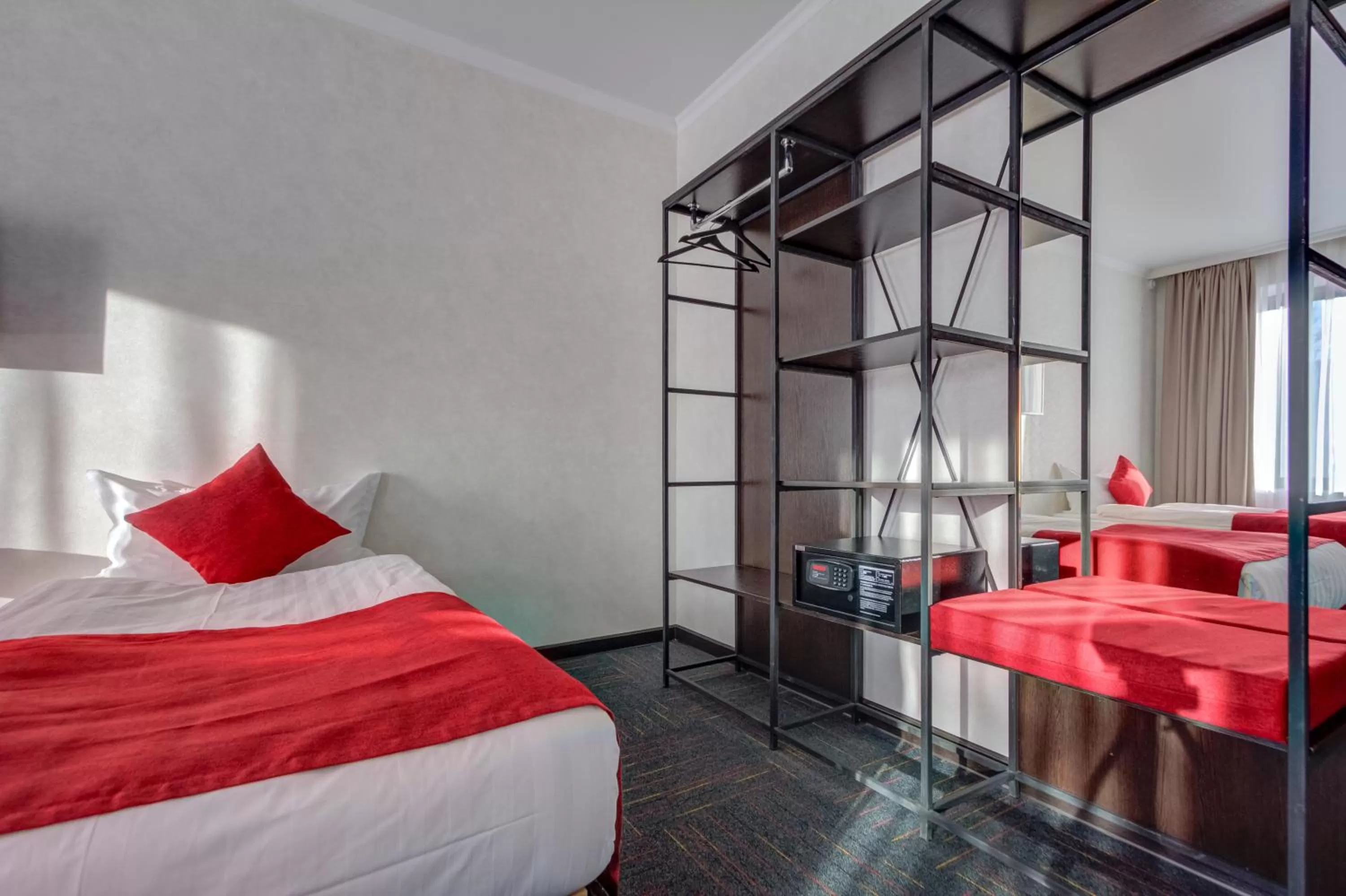 Bed in My hotel Karakol