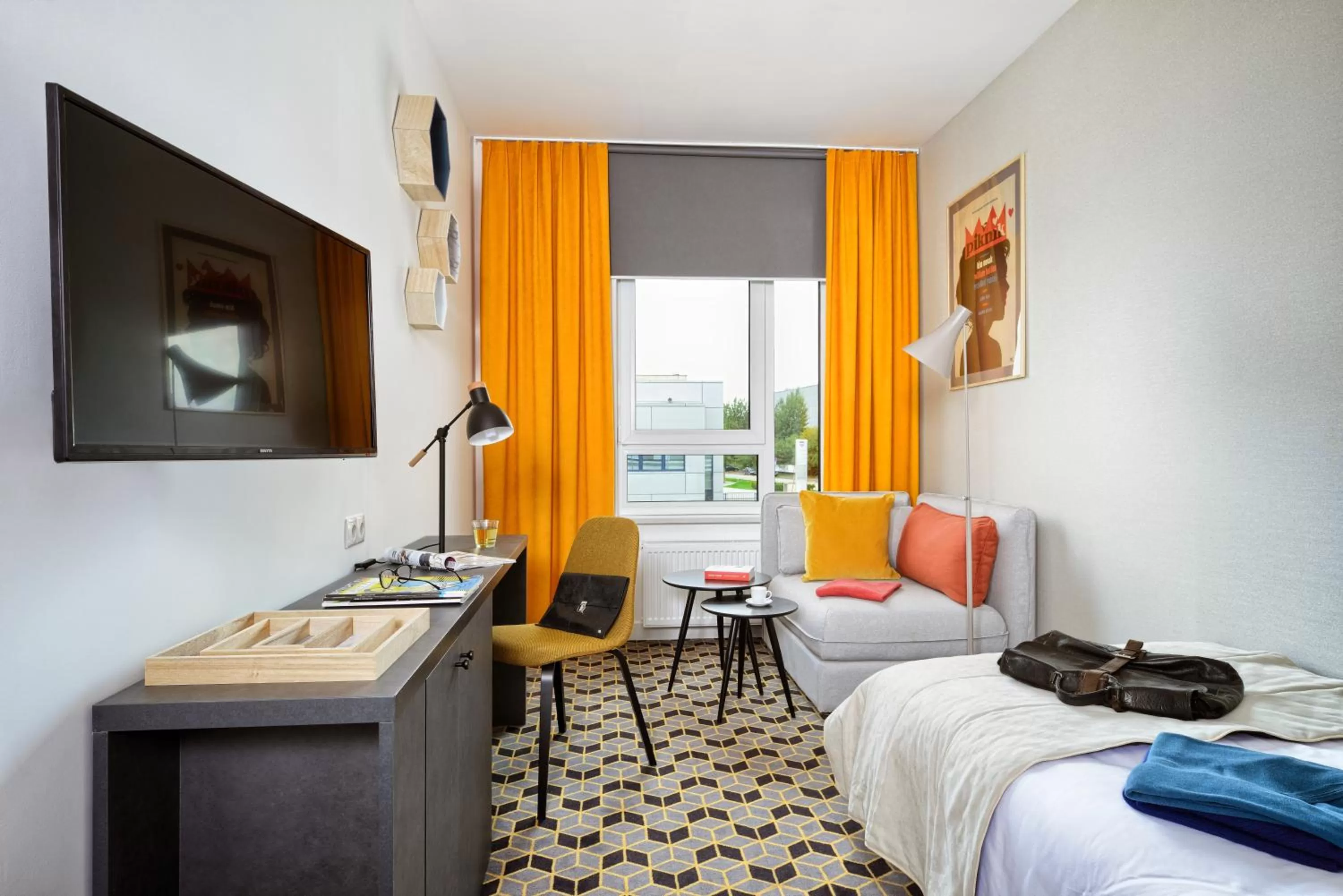 TV and multimedia, Bed in Arche Hotel Poloneza