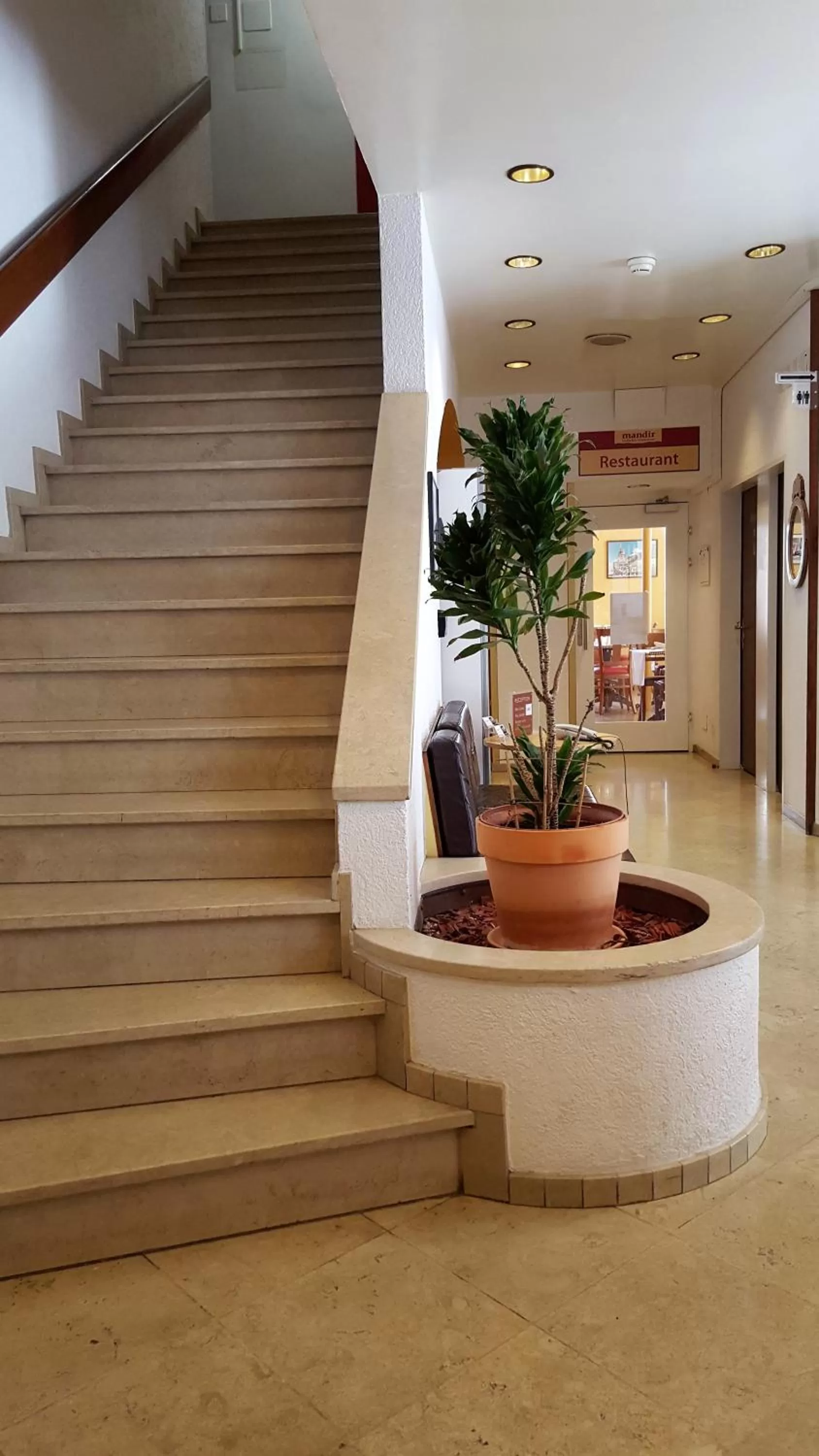 Decorative detail in Spalenbrunnen Hotel & Restaurant Basel City Center