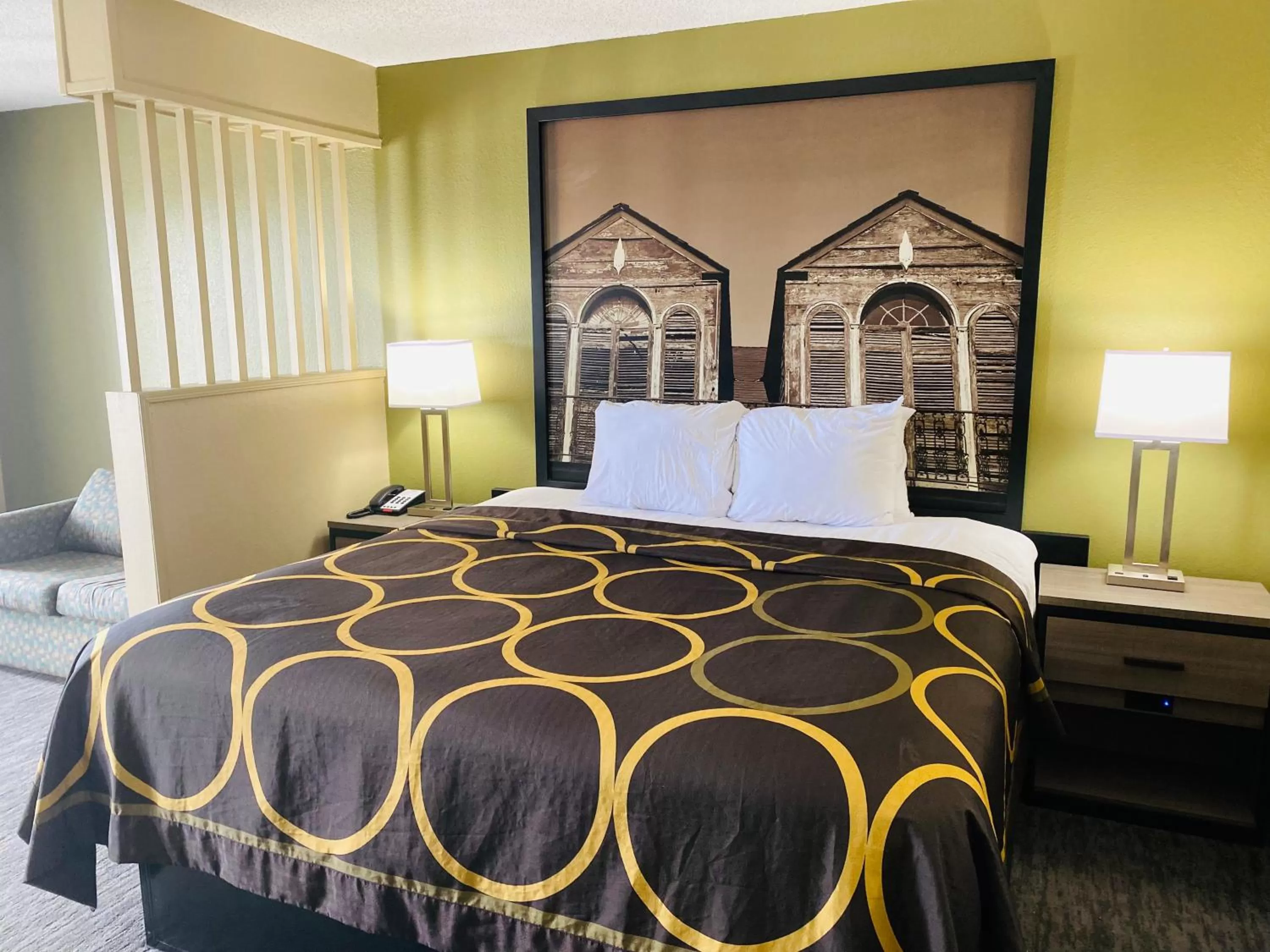 Bed in Super 8 by Wyndham New Iberia