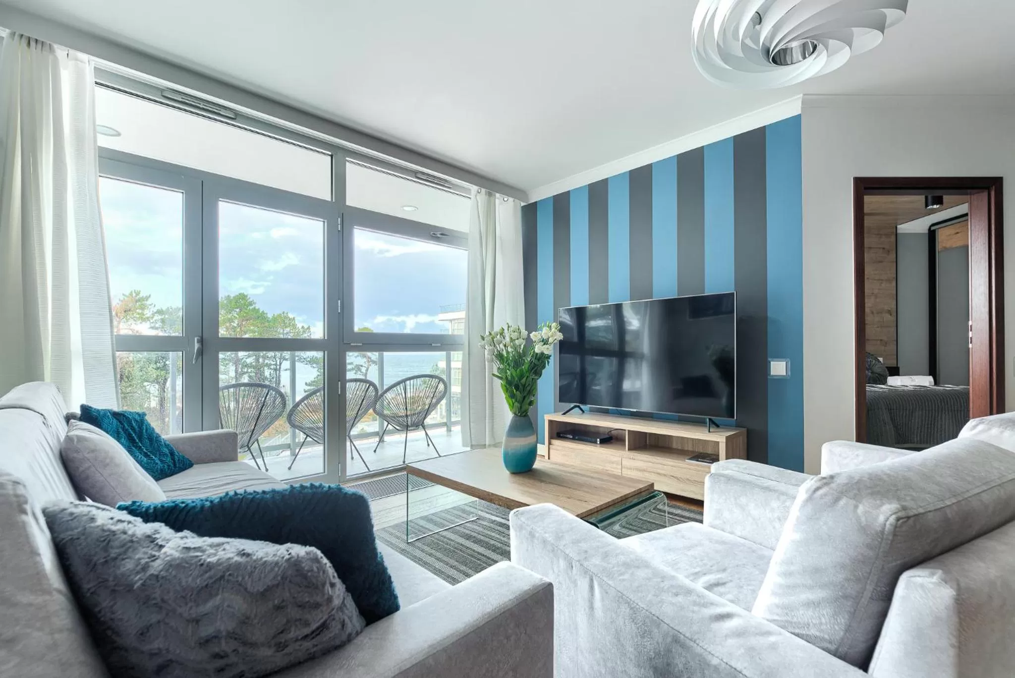 Communal lounge/ TV room, Seating Area in Dune Resort Mielno - A