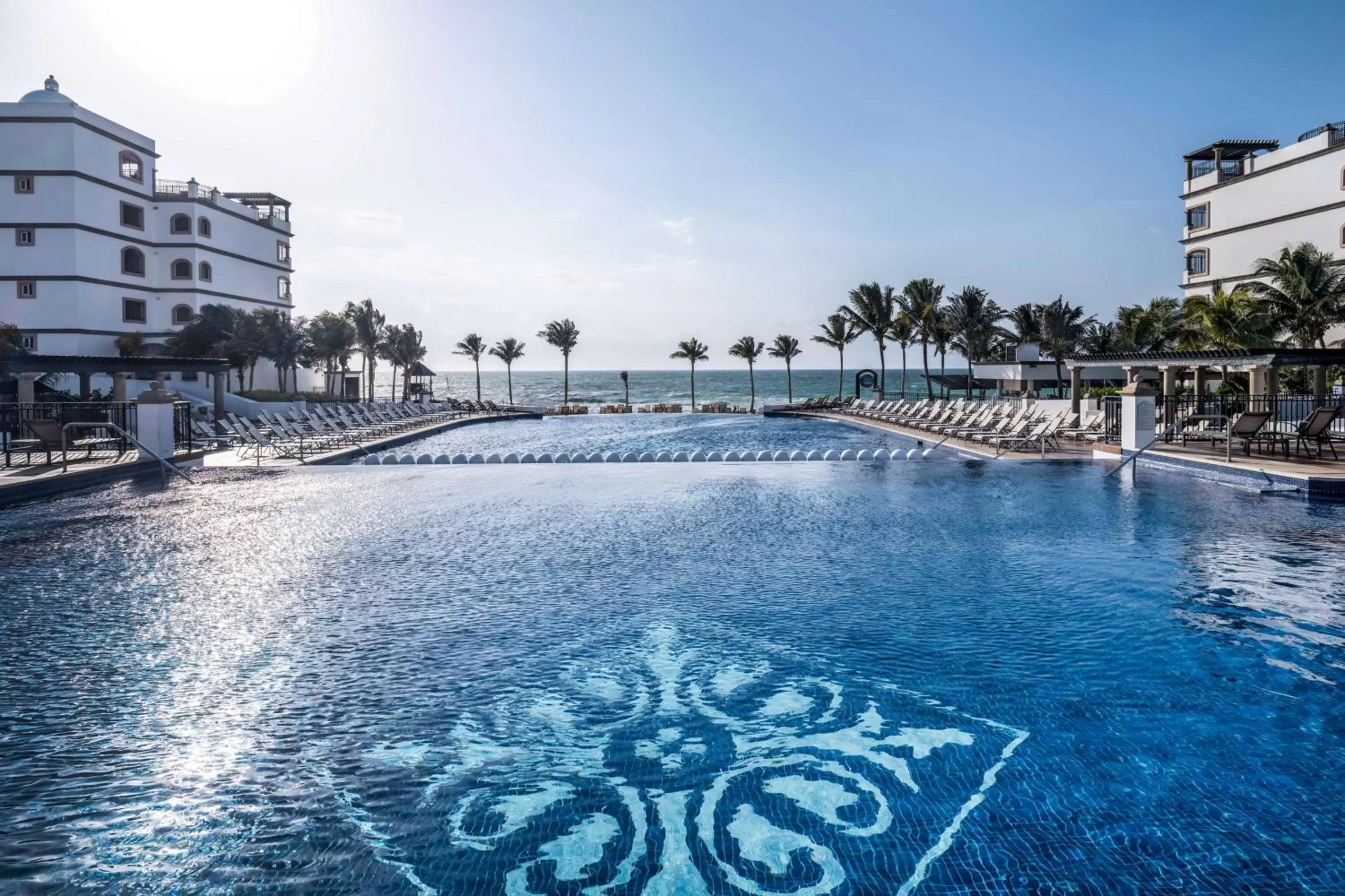 Pool view in Grand Residences Riviera Cancun, All Inclusive