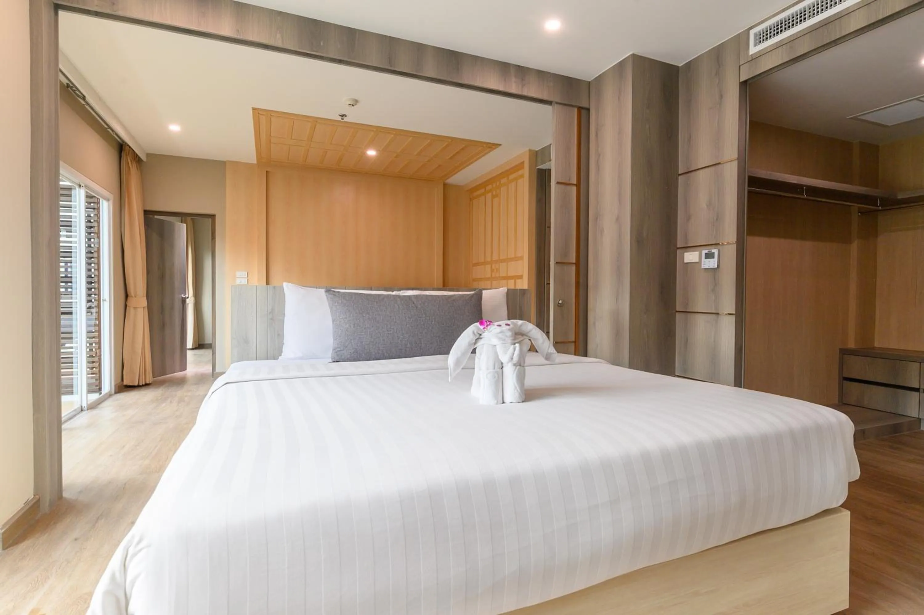 Bed in Andakira Hotel - SHA Extra Plus