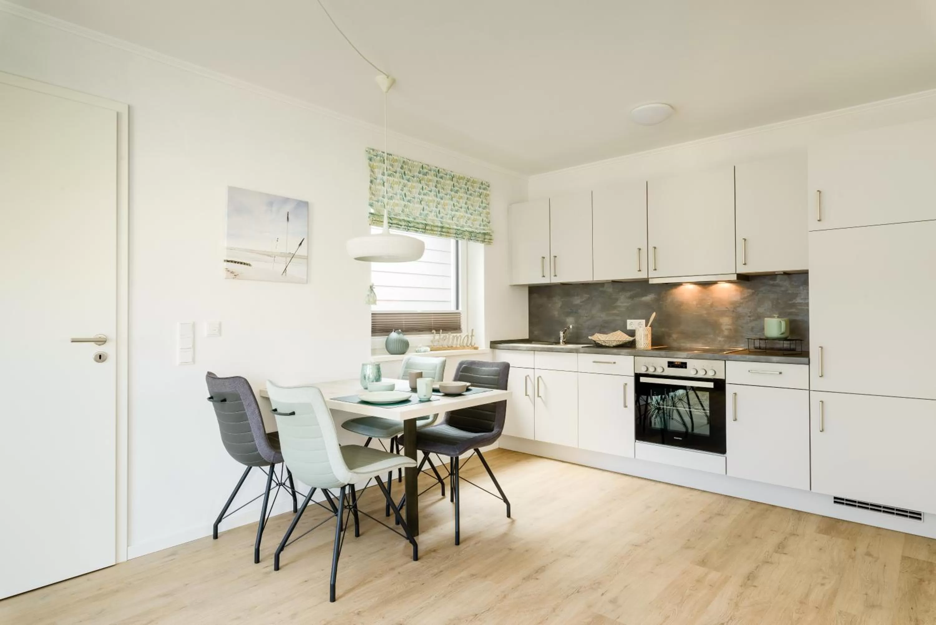 Kitchen or kitchenette in Nordsee-Hotel Hinrichsen