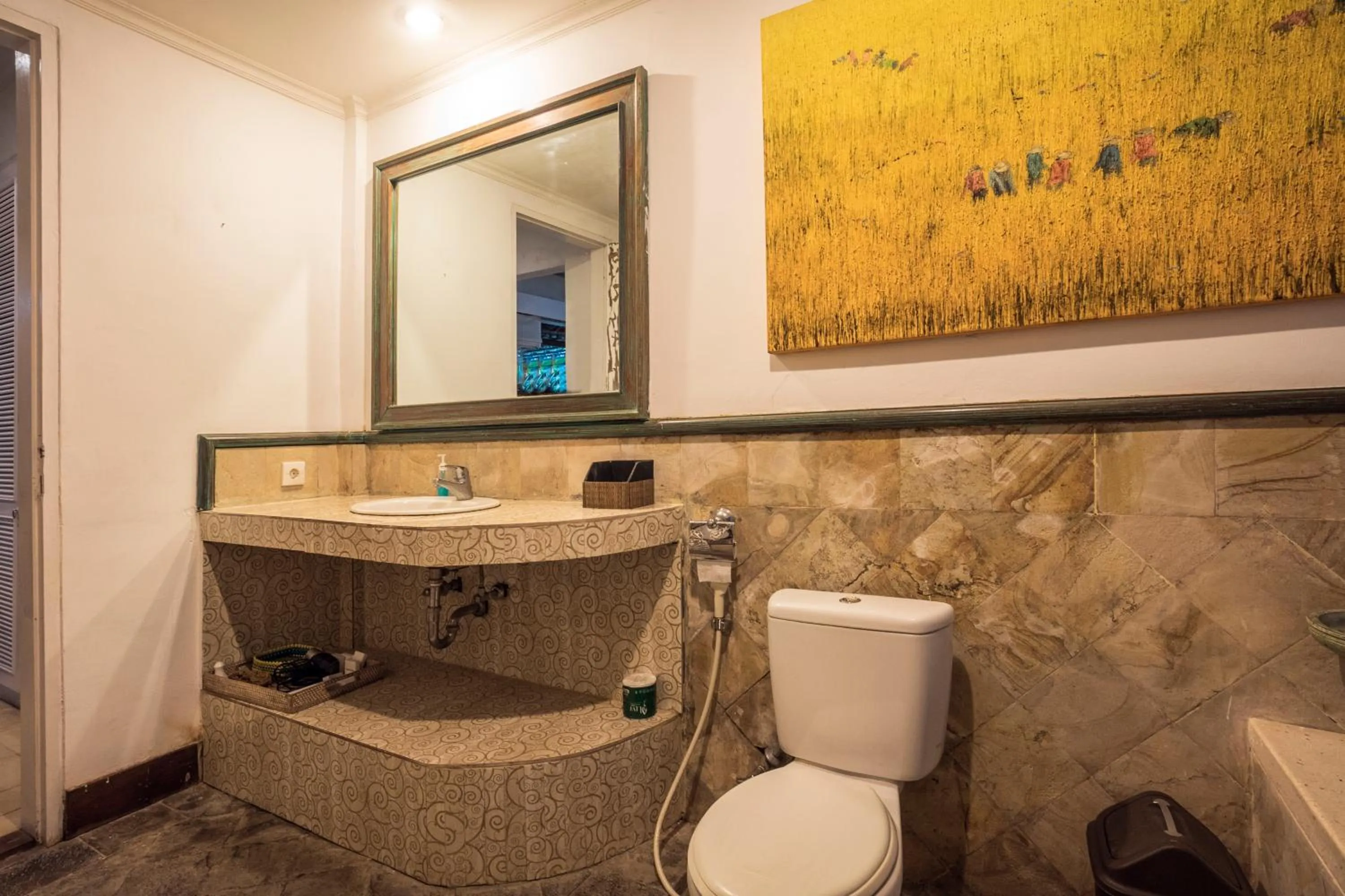 Bathroom in Gajah Biru Bungalows