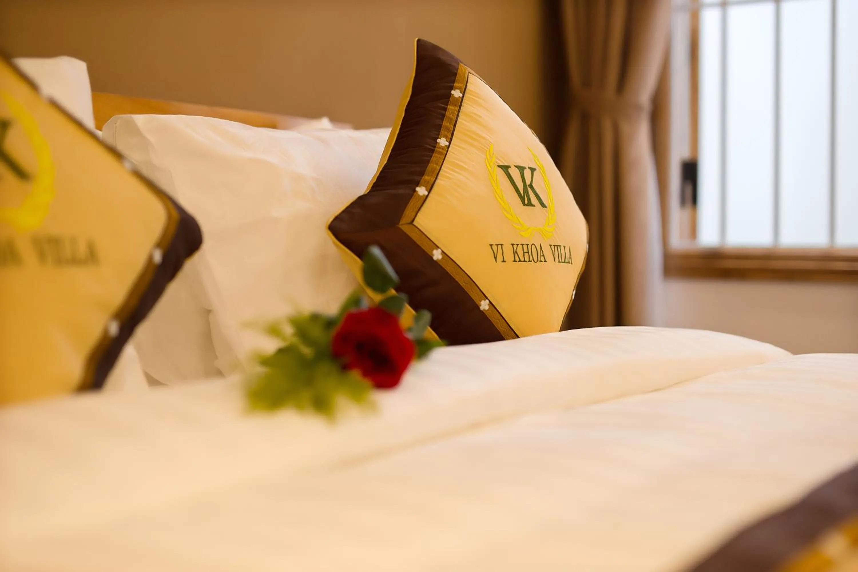 Property logo or sign, Bed in Hoi An Vi Khoa Villa