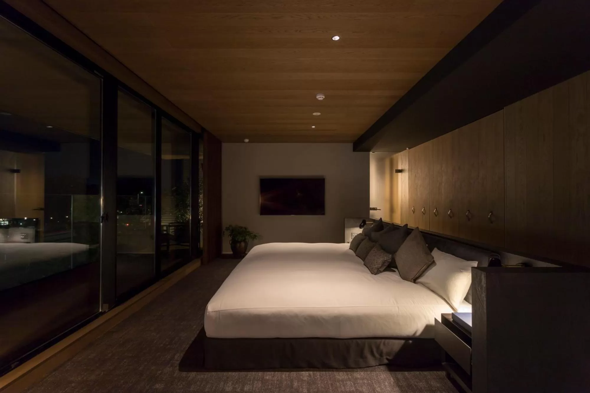 Bed in HOTEL CANATA KYOTO