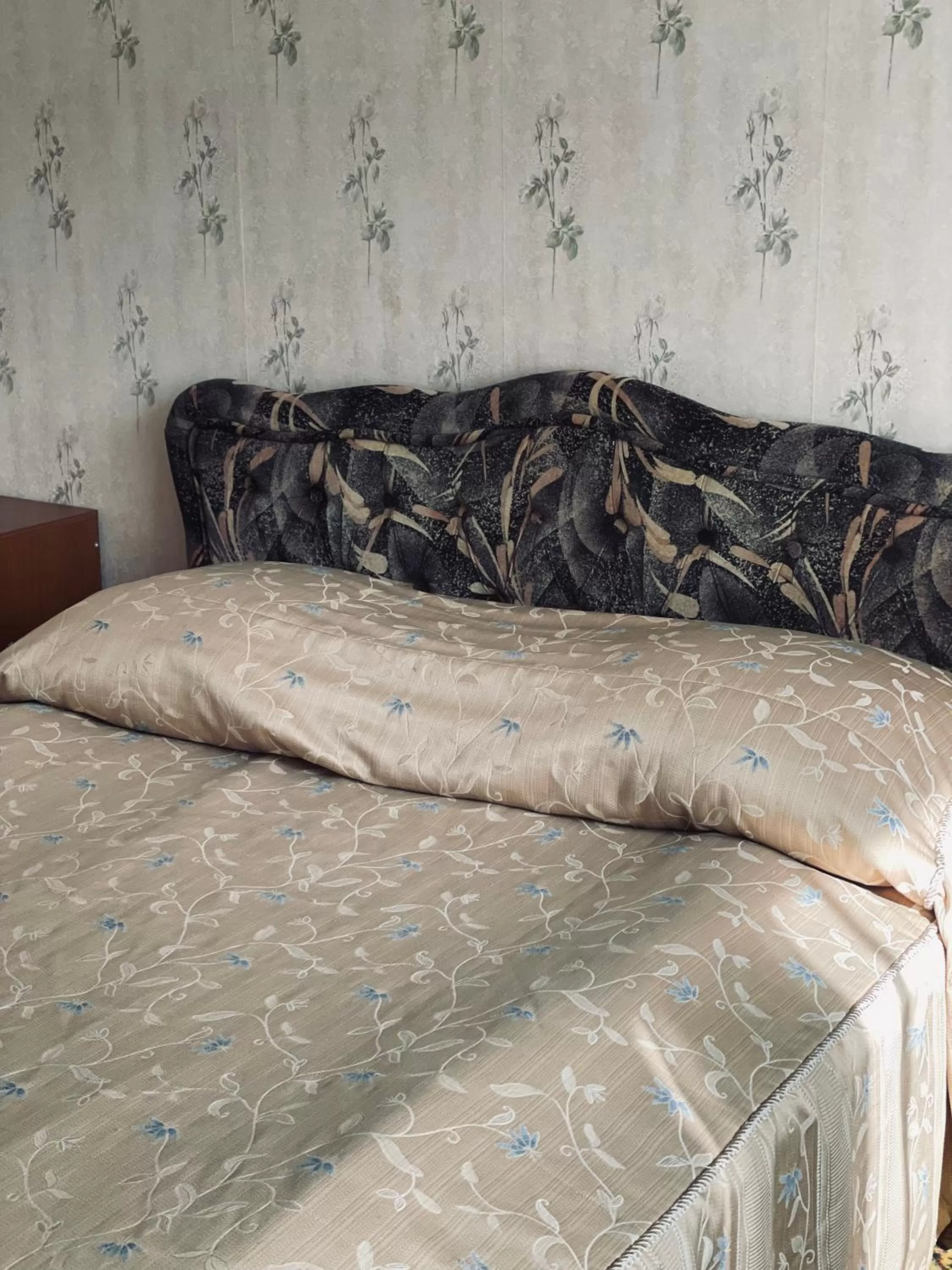 Bed in Hotel Prydesnyansky