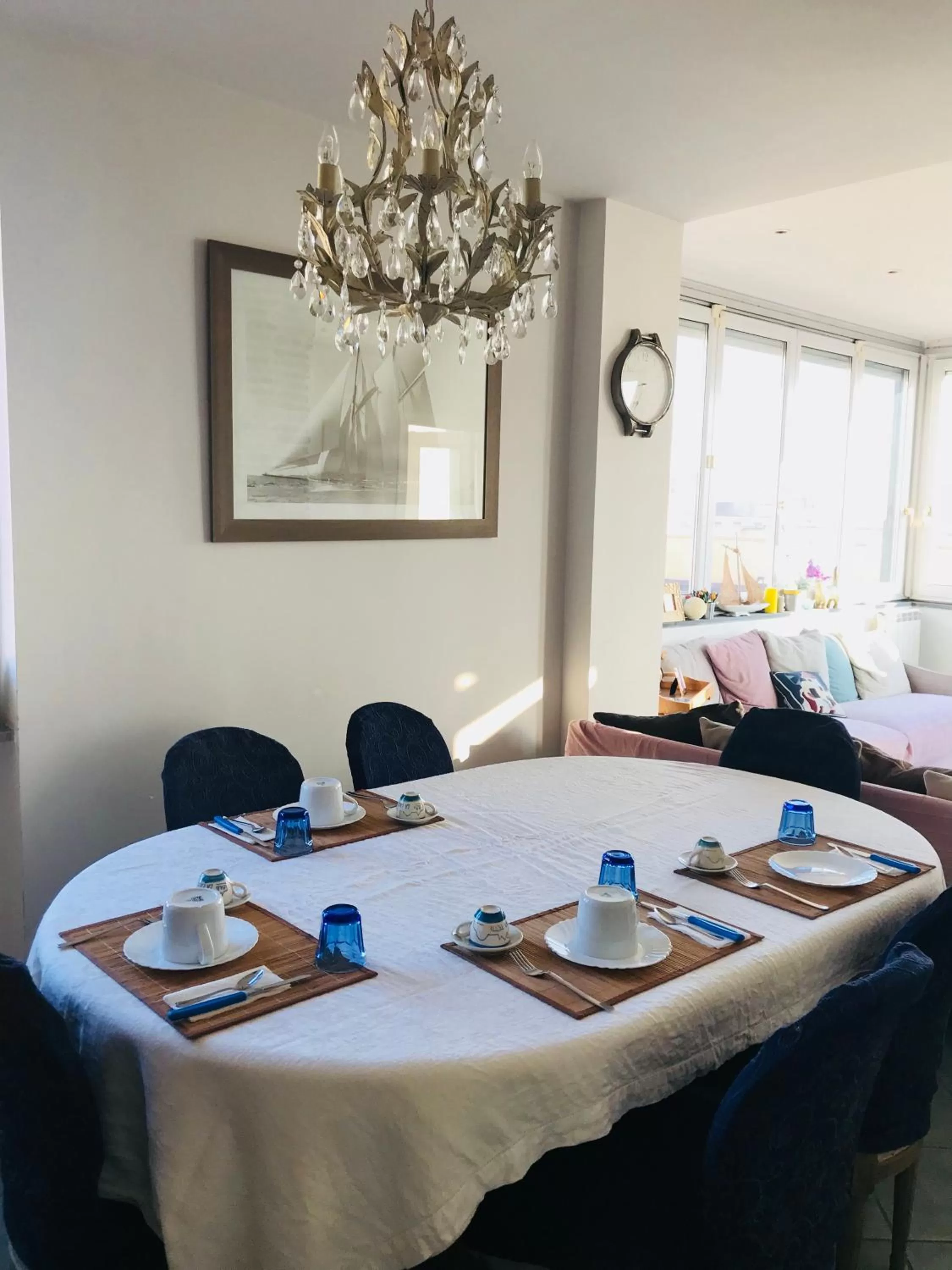Living room, Bed in La Casa sui Tetti