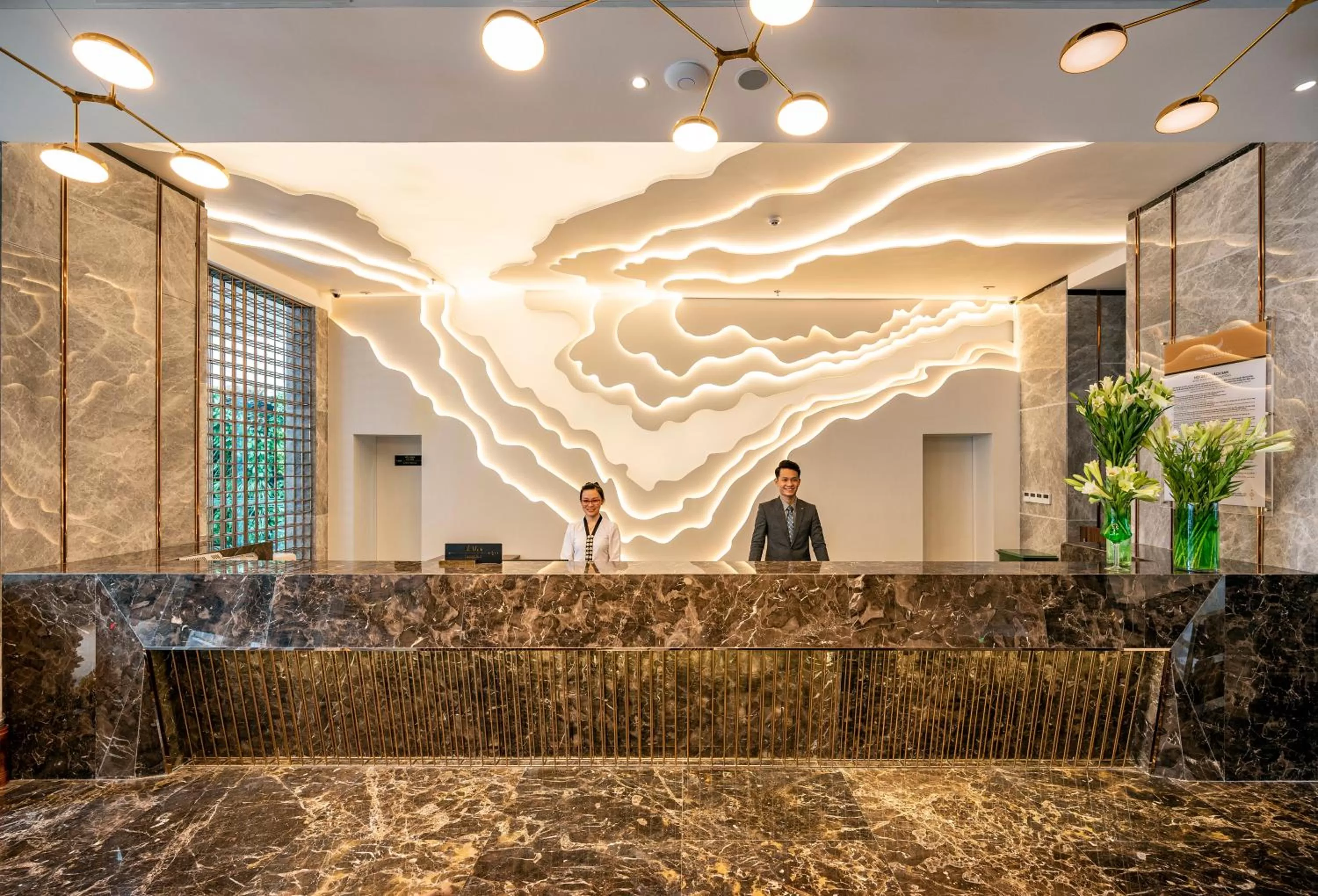 Lobby or reception in Muong Thanh Luxury Saigon Hotel