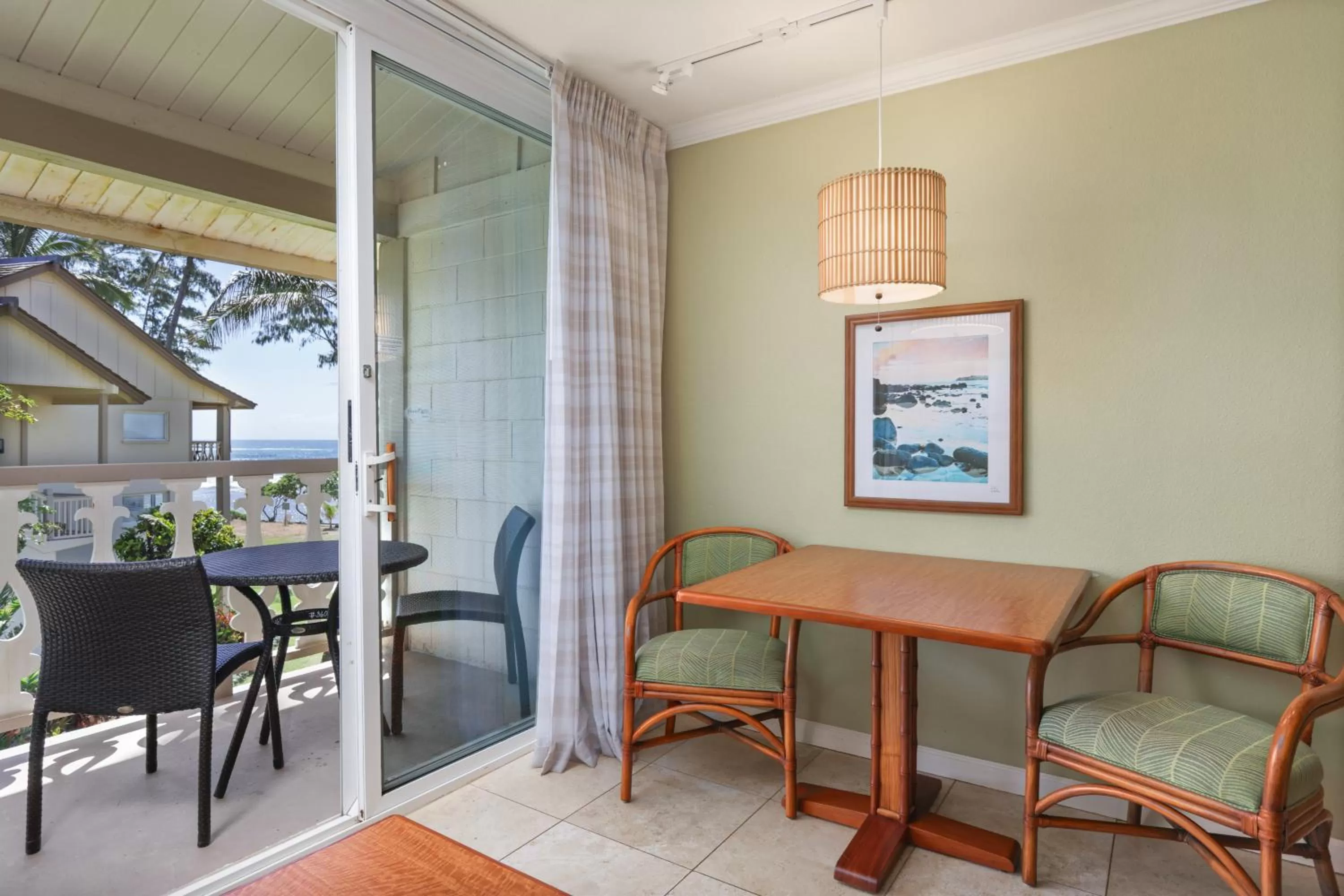 Patio in Aston Islander On The Beach