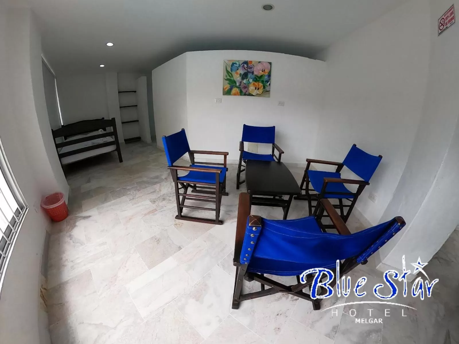 Bed in Blue Star Hotel