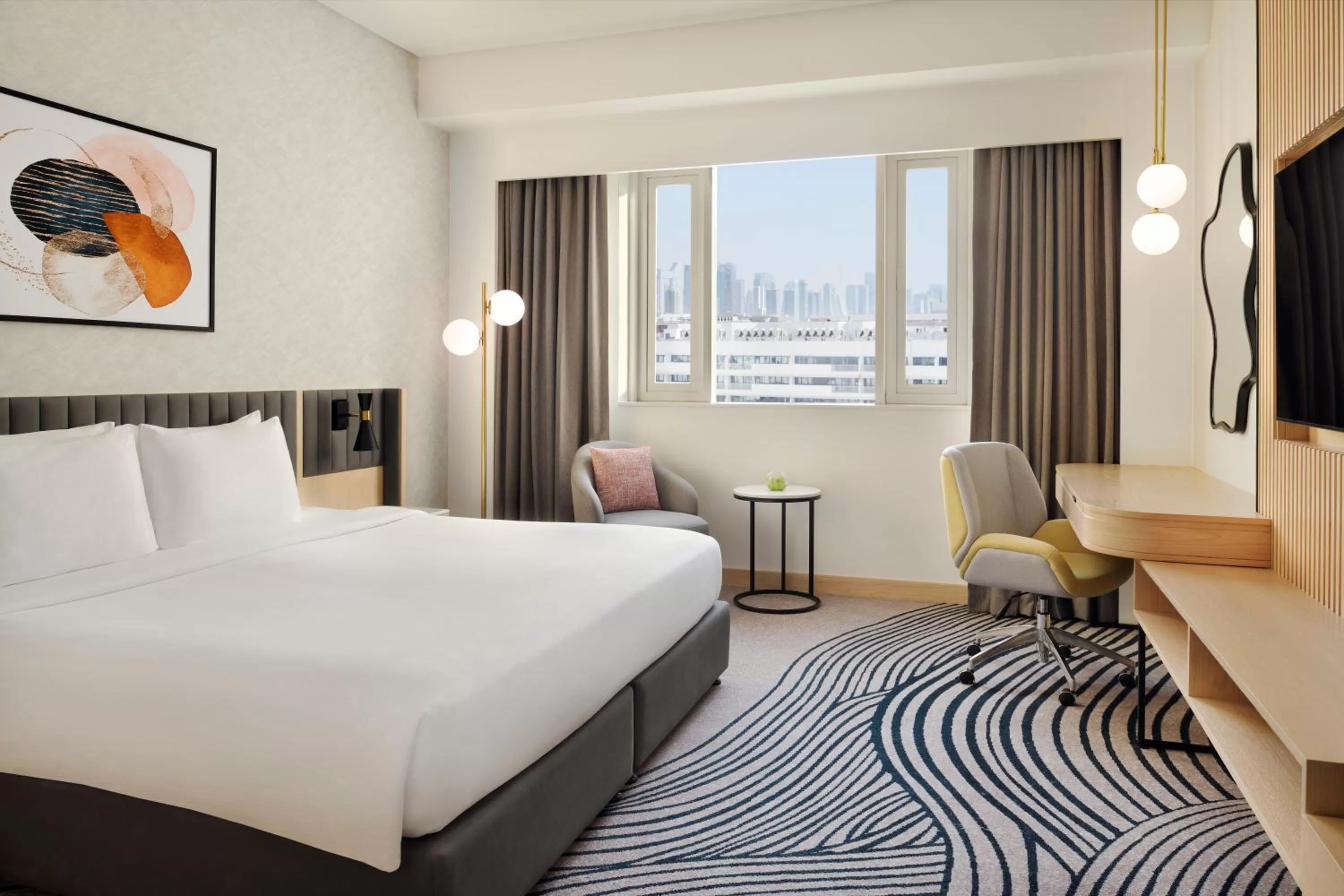 Property building, Bed in Crowne Plaza - Dubai Jumeirah by IHG