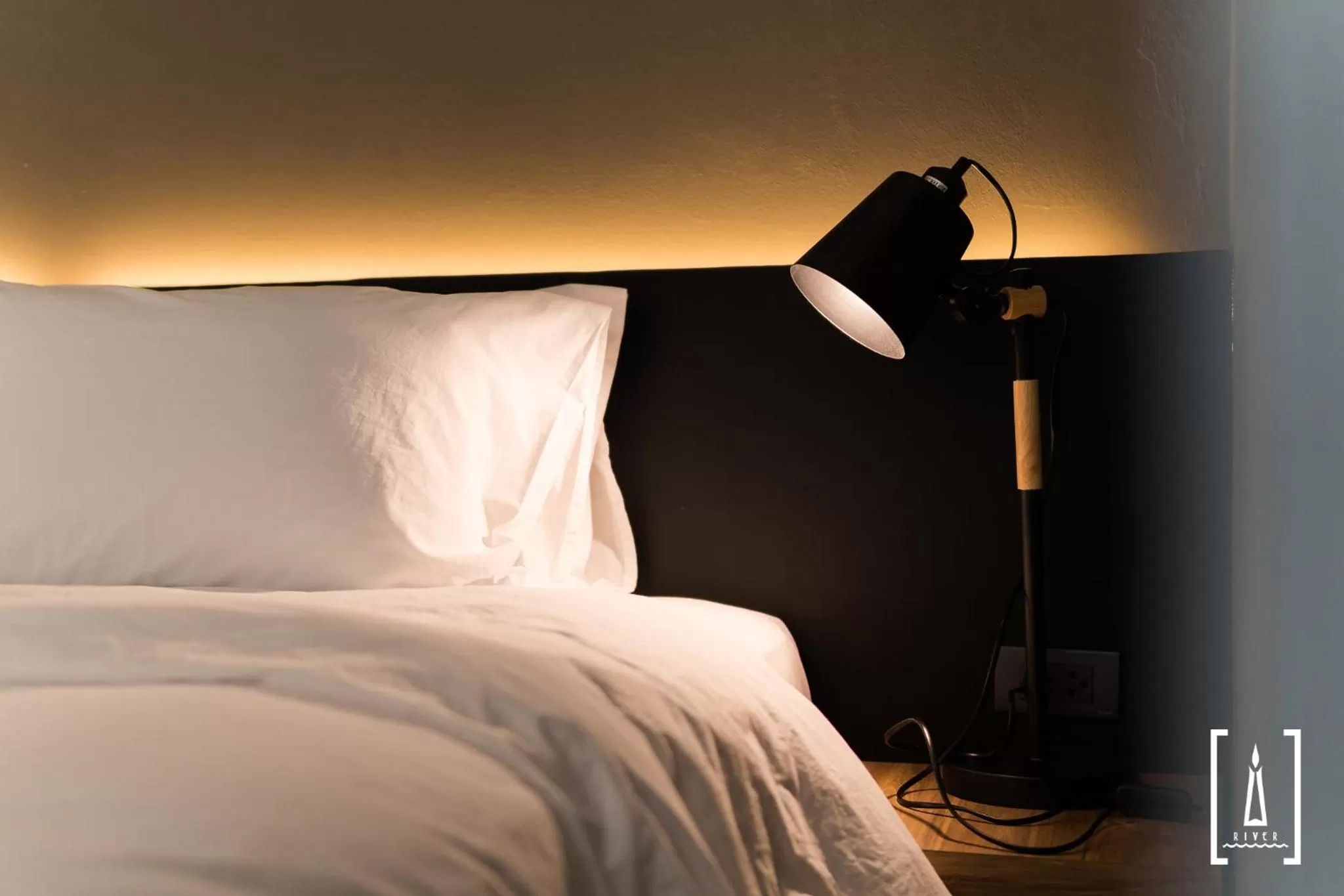 Bed in i-river chiangmai