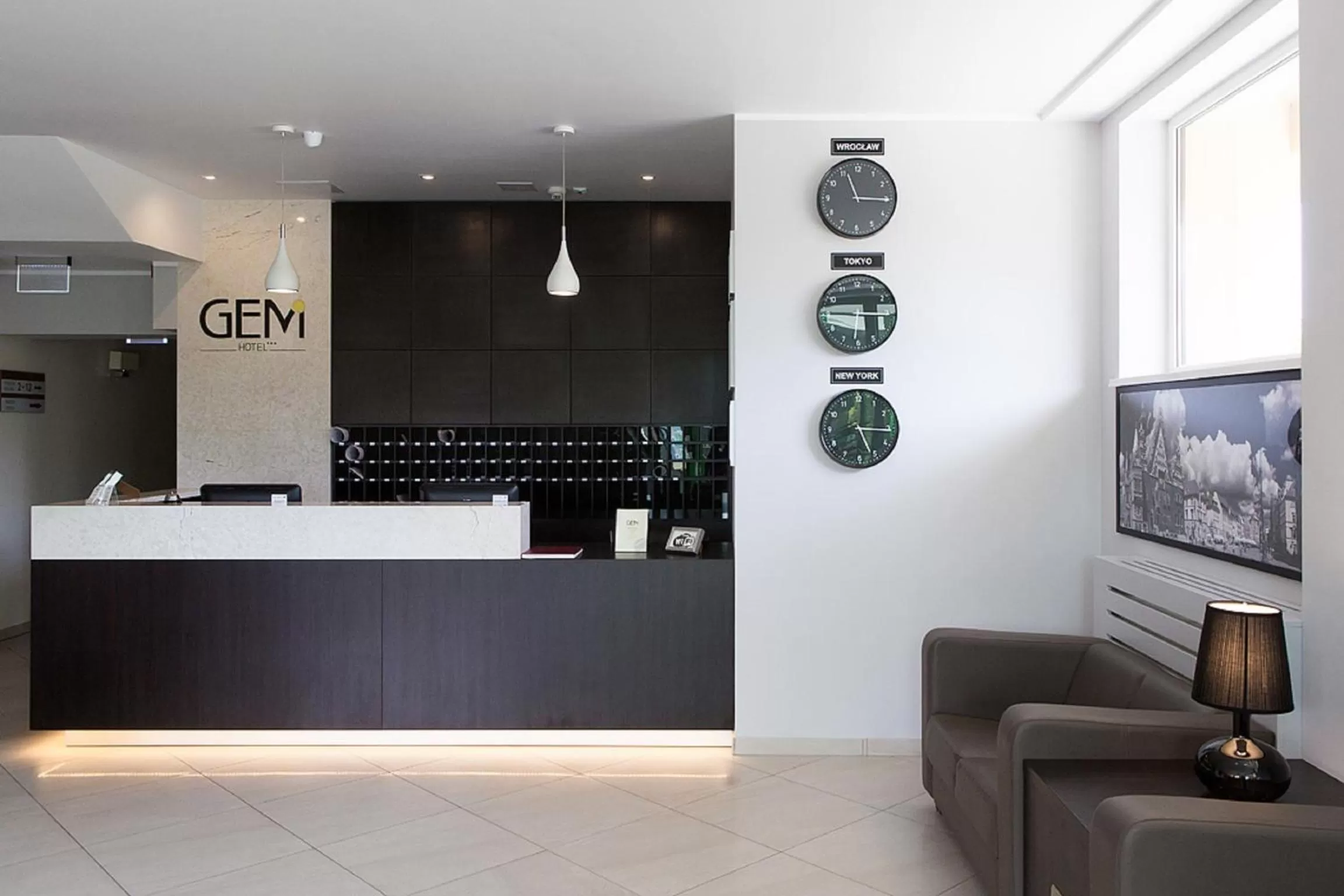 Lobby or reception in Hotel Gem