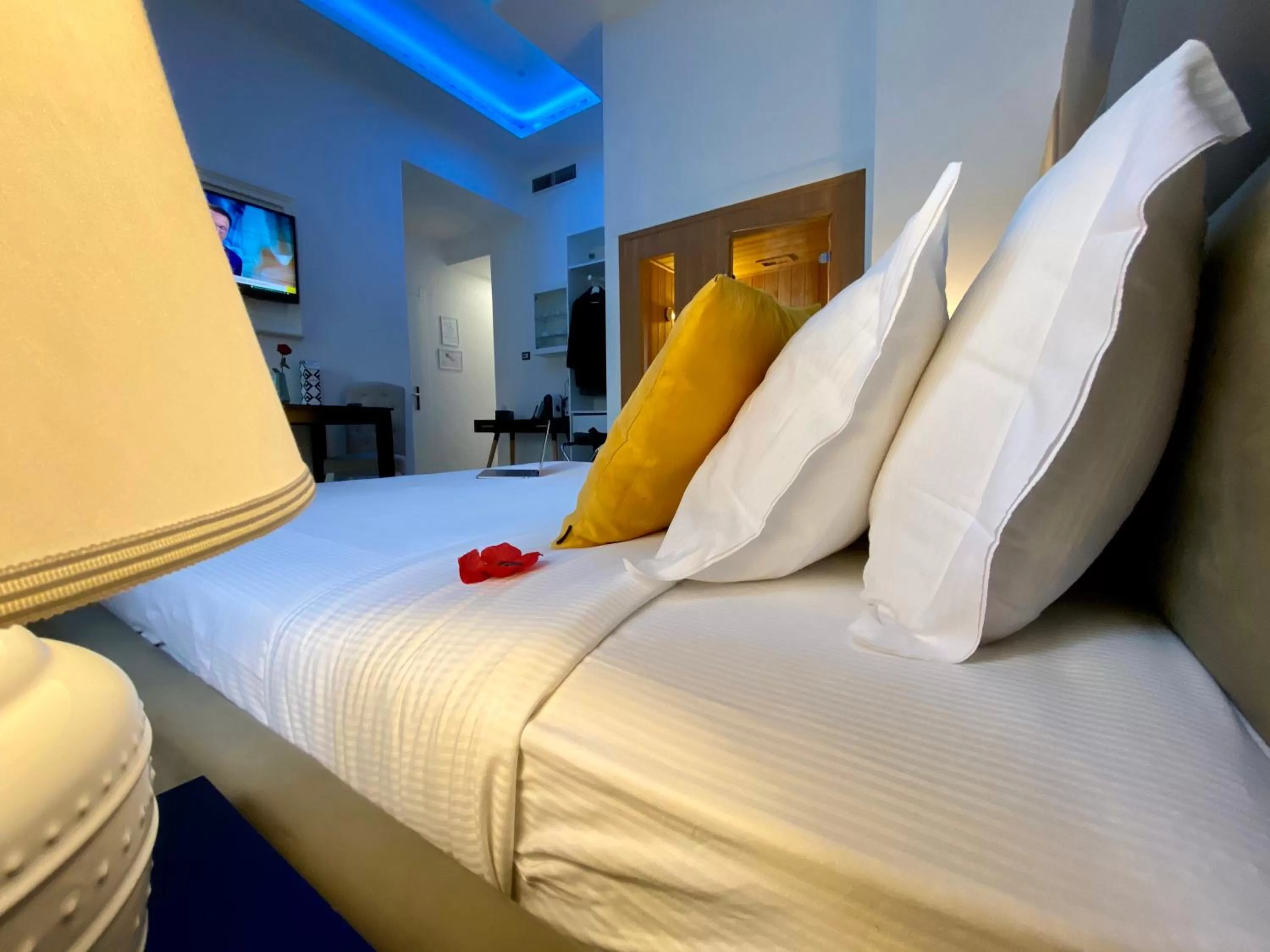 Bed in Escape Luxury Suite - CA Domus Collection