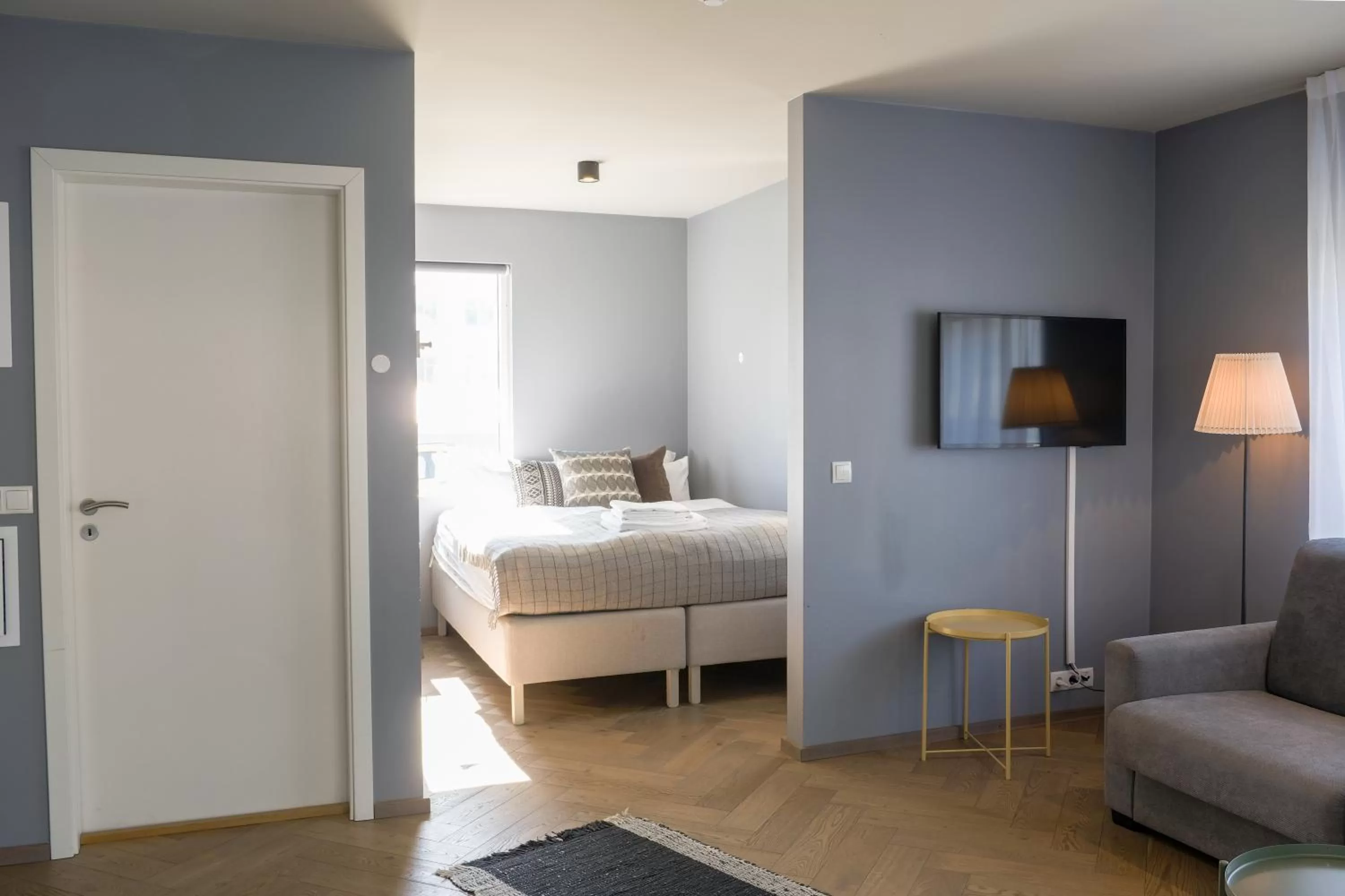 TV and multimedia, Bed in Saga Studios by Heimaleiga