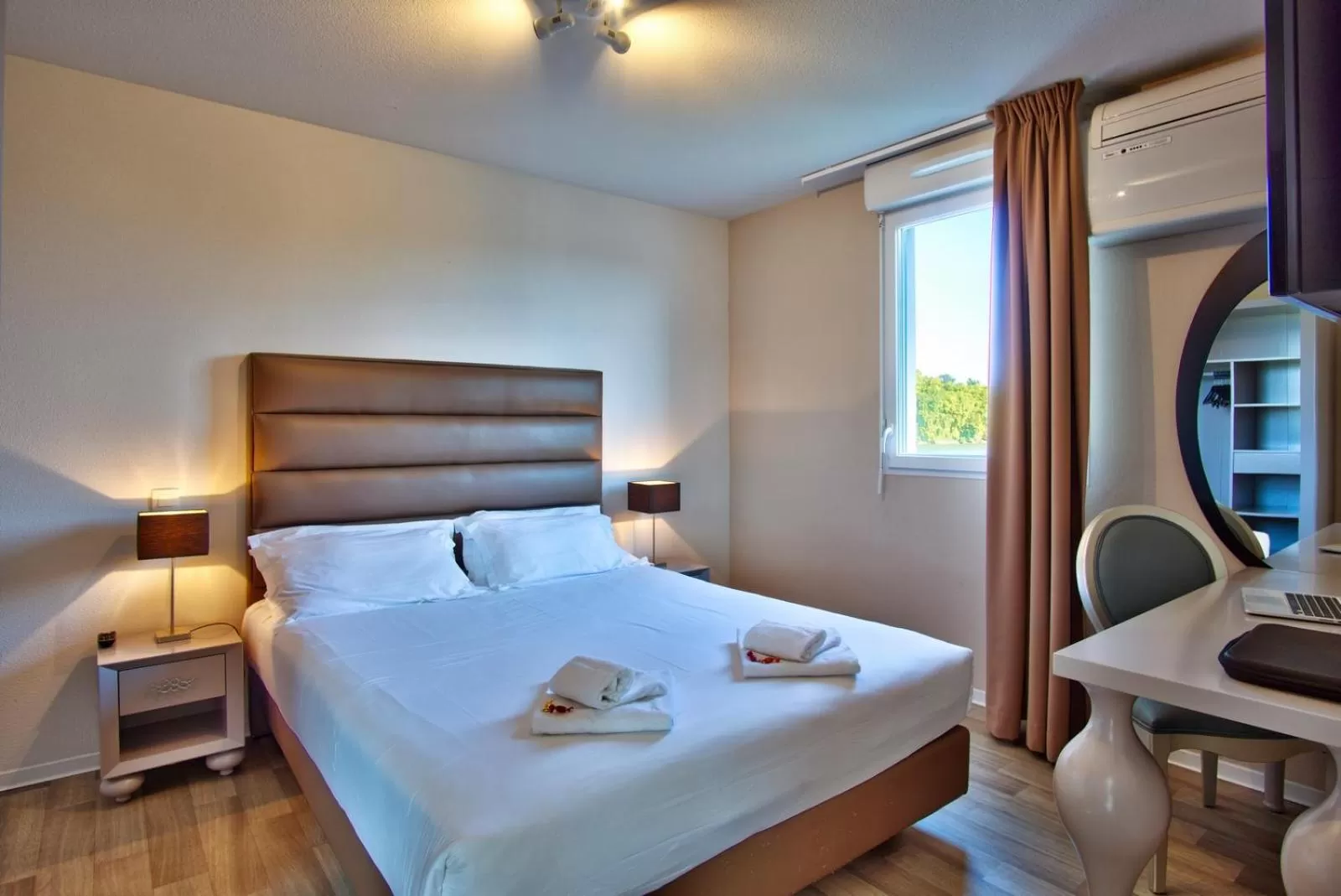 Bed in Adonis Hotel Bayonne